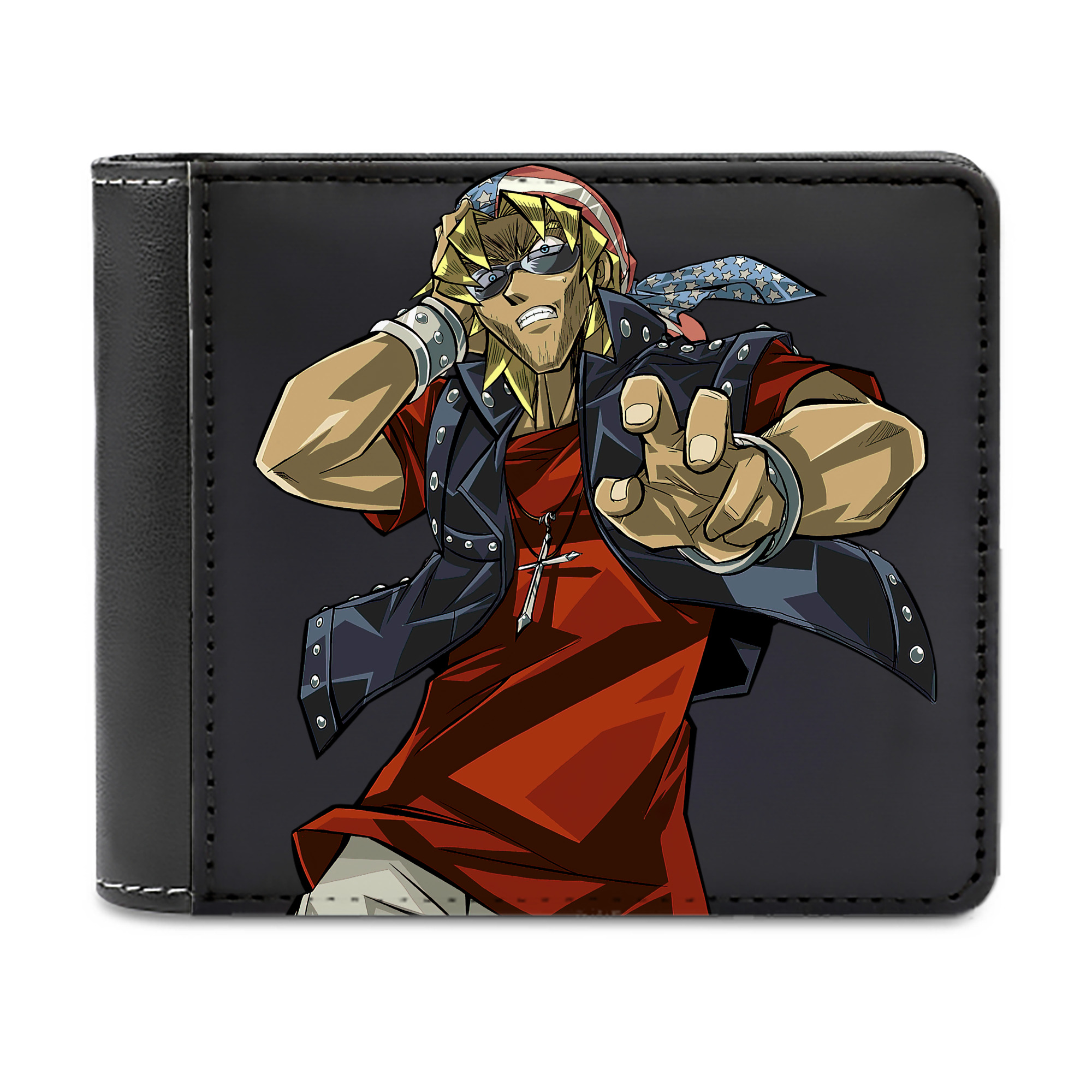 （画像用） 遊☆戯☆王 Yu-Gi-Oh! 二つ折り革財布