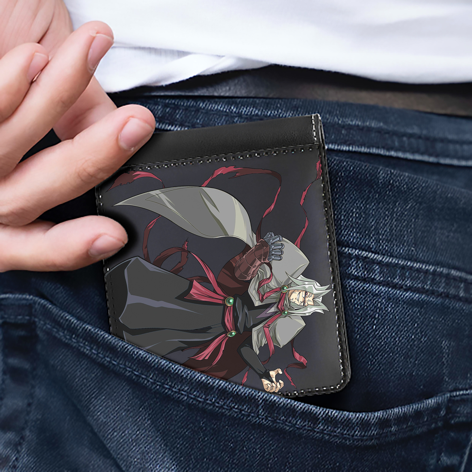 （画像用） 遊☆戯☆王 Yu-Gi-Oh! 二つ折り革財布