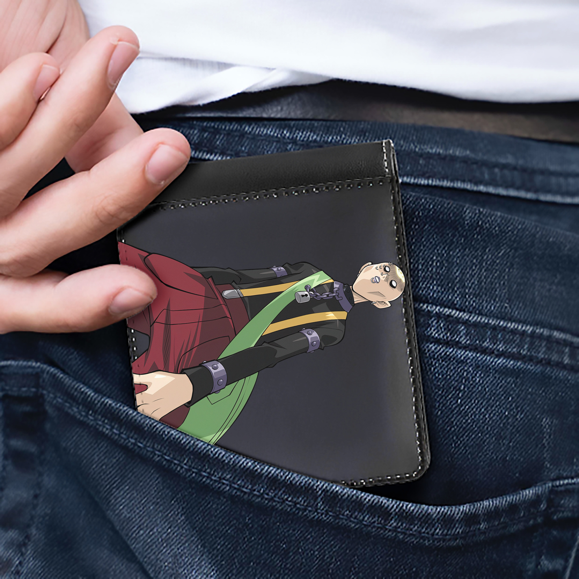 （画像用） 遊☆戯☆王 Yu-Gi-Oh! 二つ折り革財布