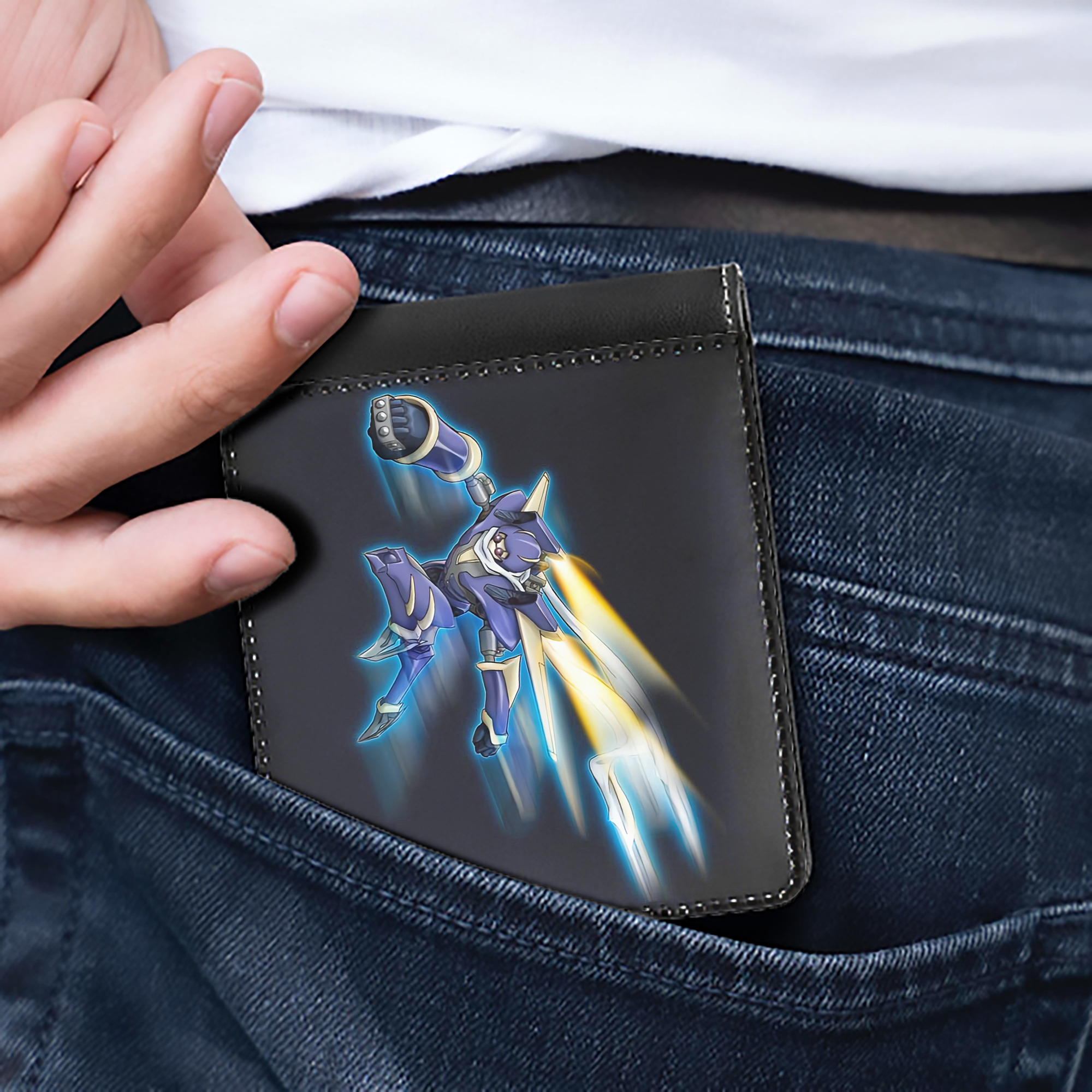 （画像用） 遊☆戯☆王 Yu-Gi-Oh! 二つ折り革財布