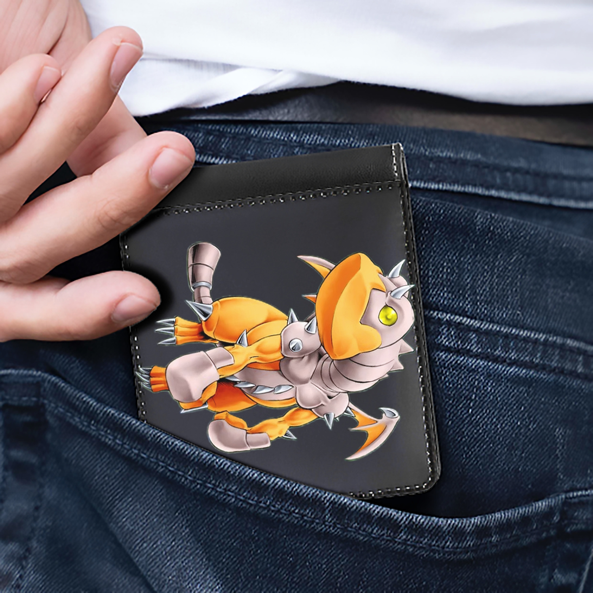 （画像用） 遊☆戯☆王 Yu-Gi-Oh! 二つ折り革財布