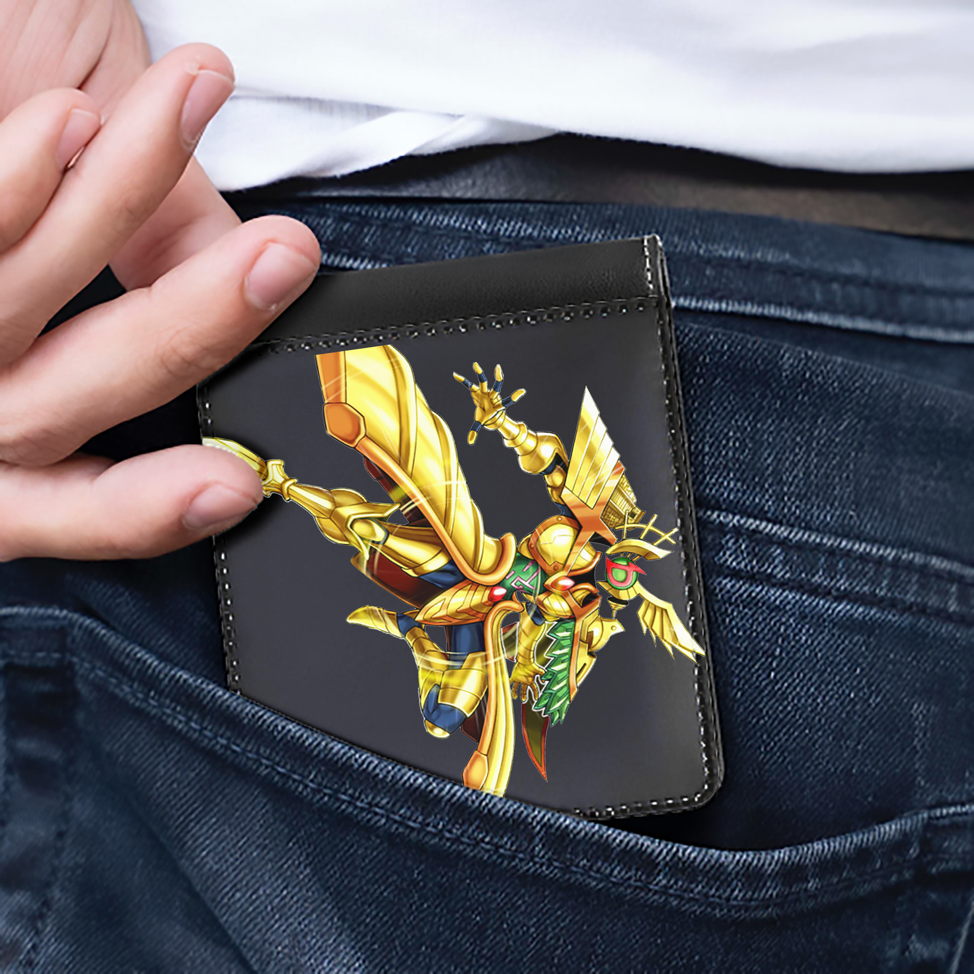 （画像用） 遊☆戯☆王 Yu-Gi-Oh! 二つ折り革財布
