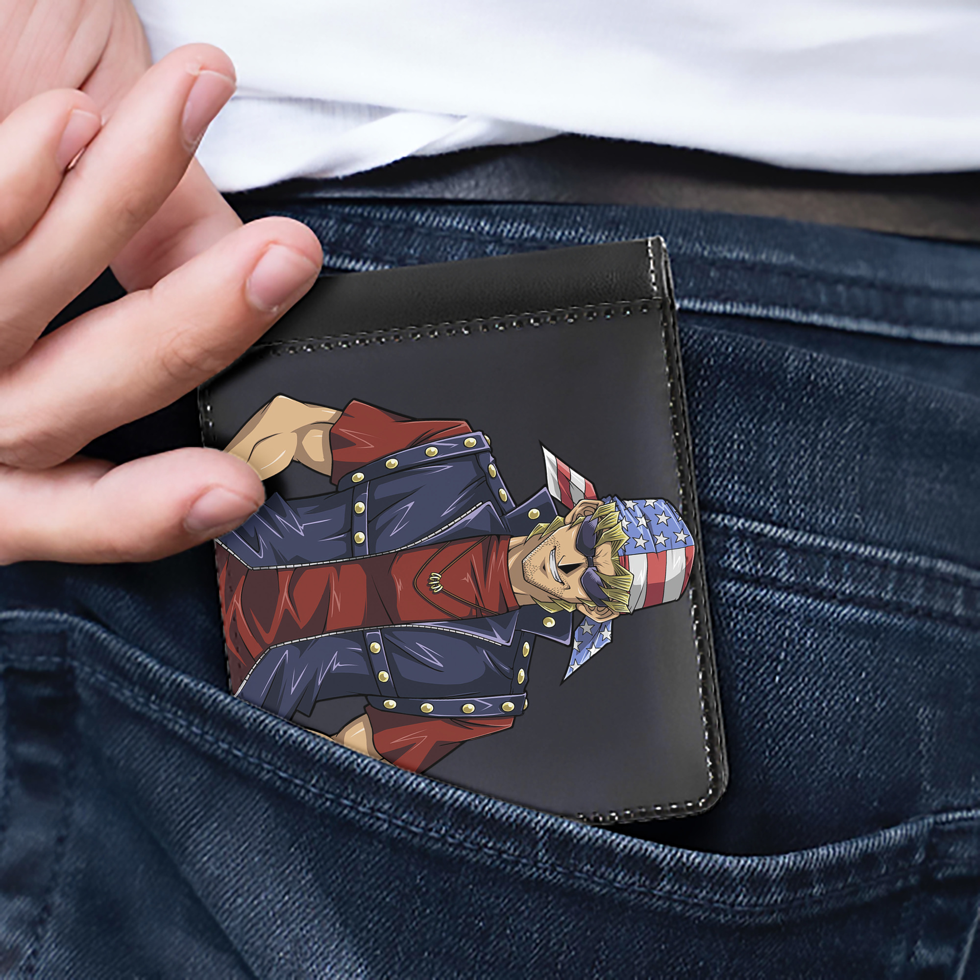（画像用） 遊☆戯☆王 Yu-Gi-Oh! 二つ折り革財布