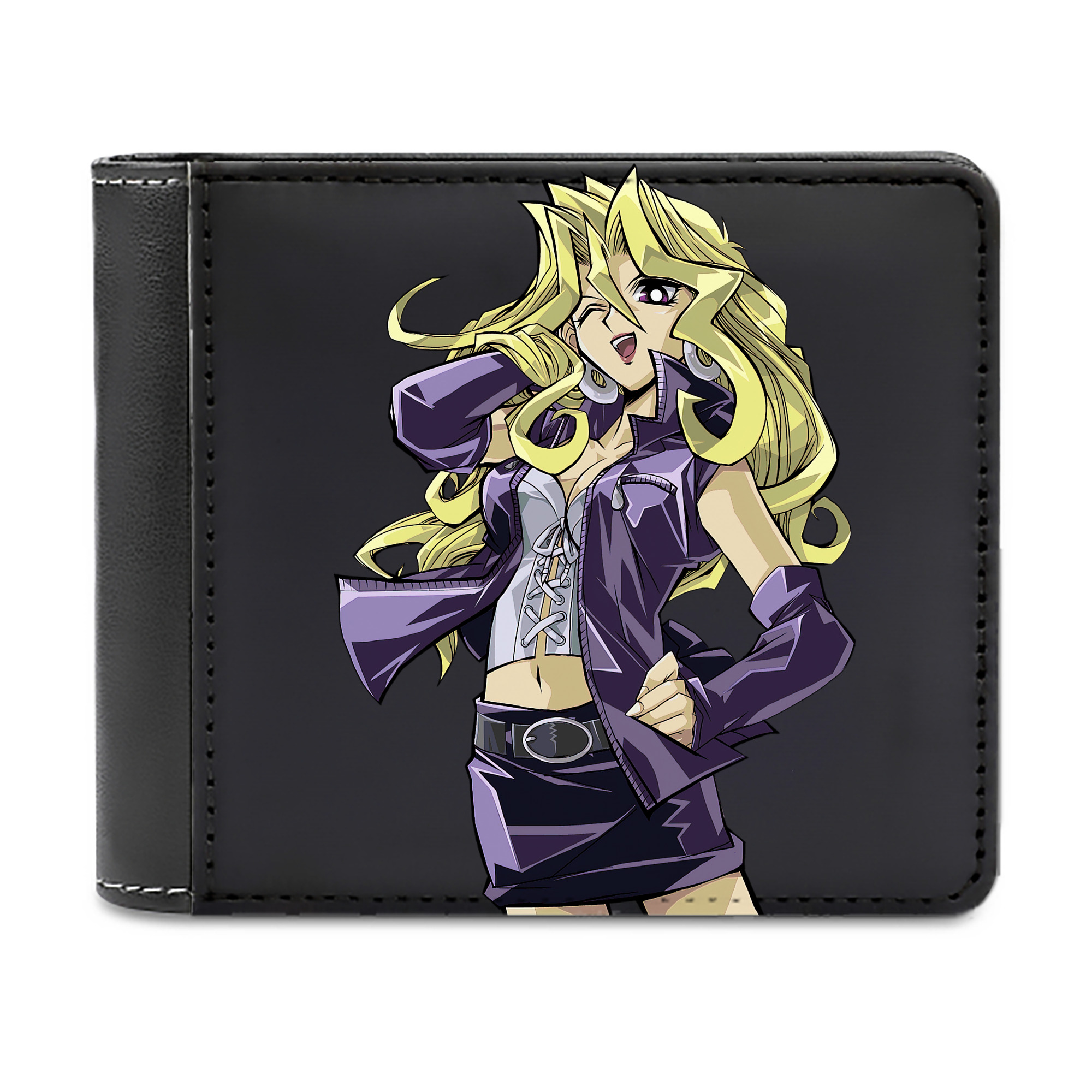 （画像用） 遊☆戯☆王 Yu-Gi-Oh! 二つ折り革財布
