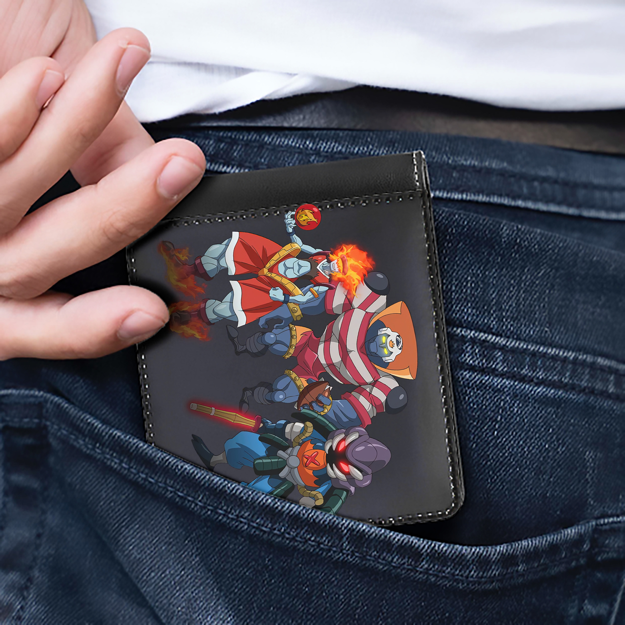 （画像用） 遊☆戯☆王 Yu-Gi-Oh! 二つ折り革財布