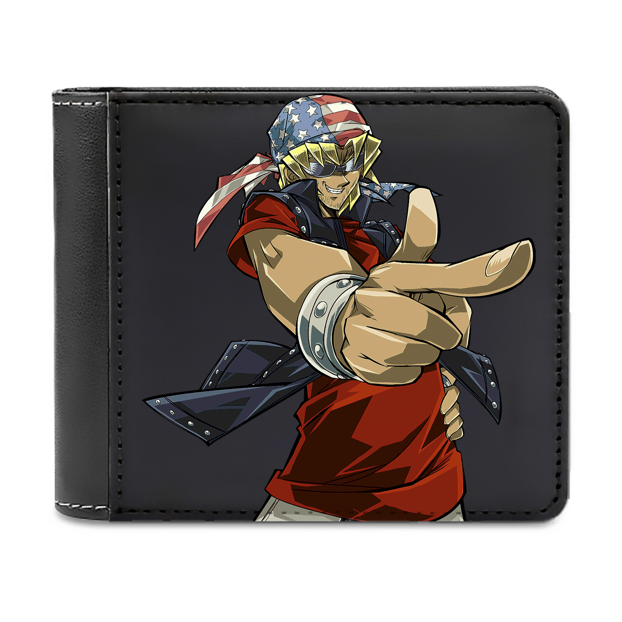 （画像用） 遊☆戯☆王 Yu-Gi-Oh! 二つ折り革財布