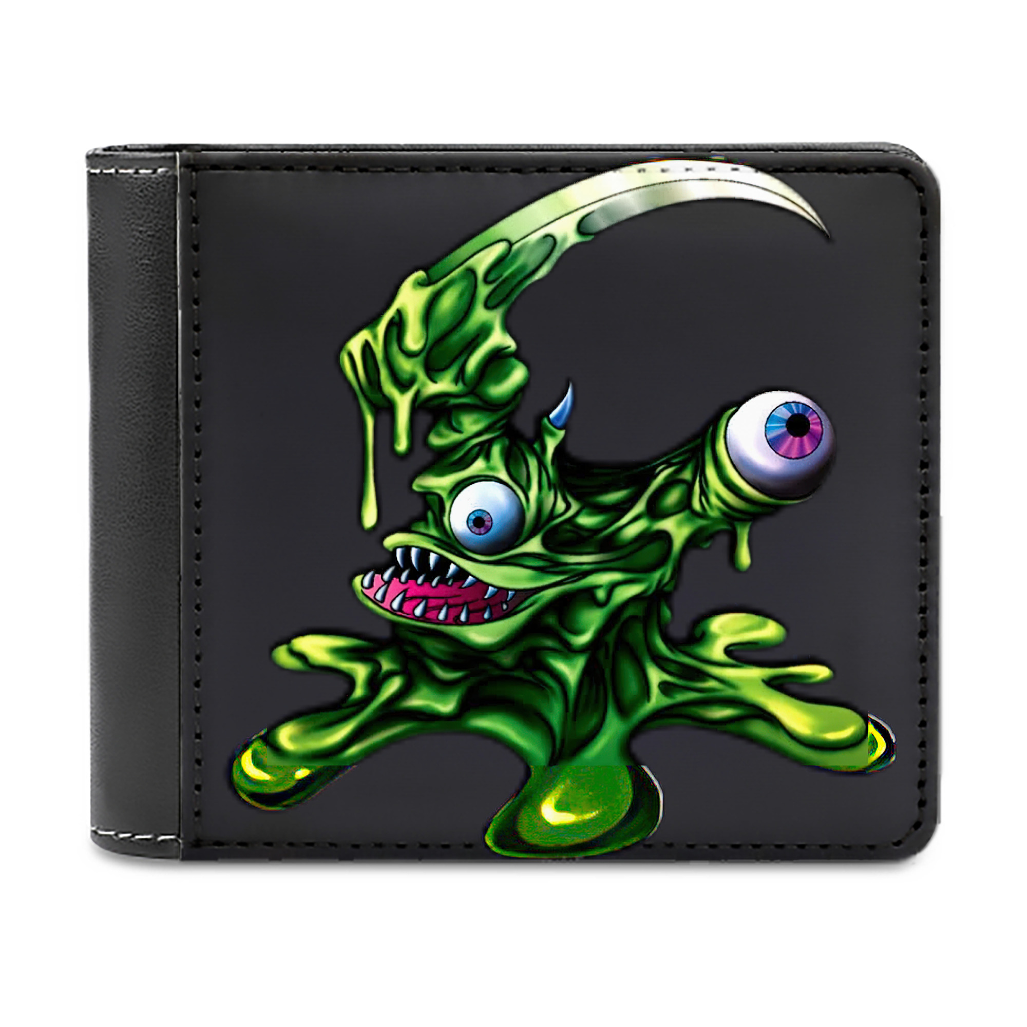 （画像用） 遊☆戯☆王 Yu-Gi-Oh! 二つ折り革財布