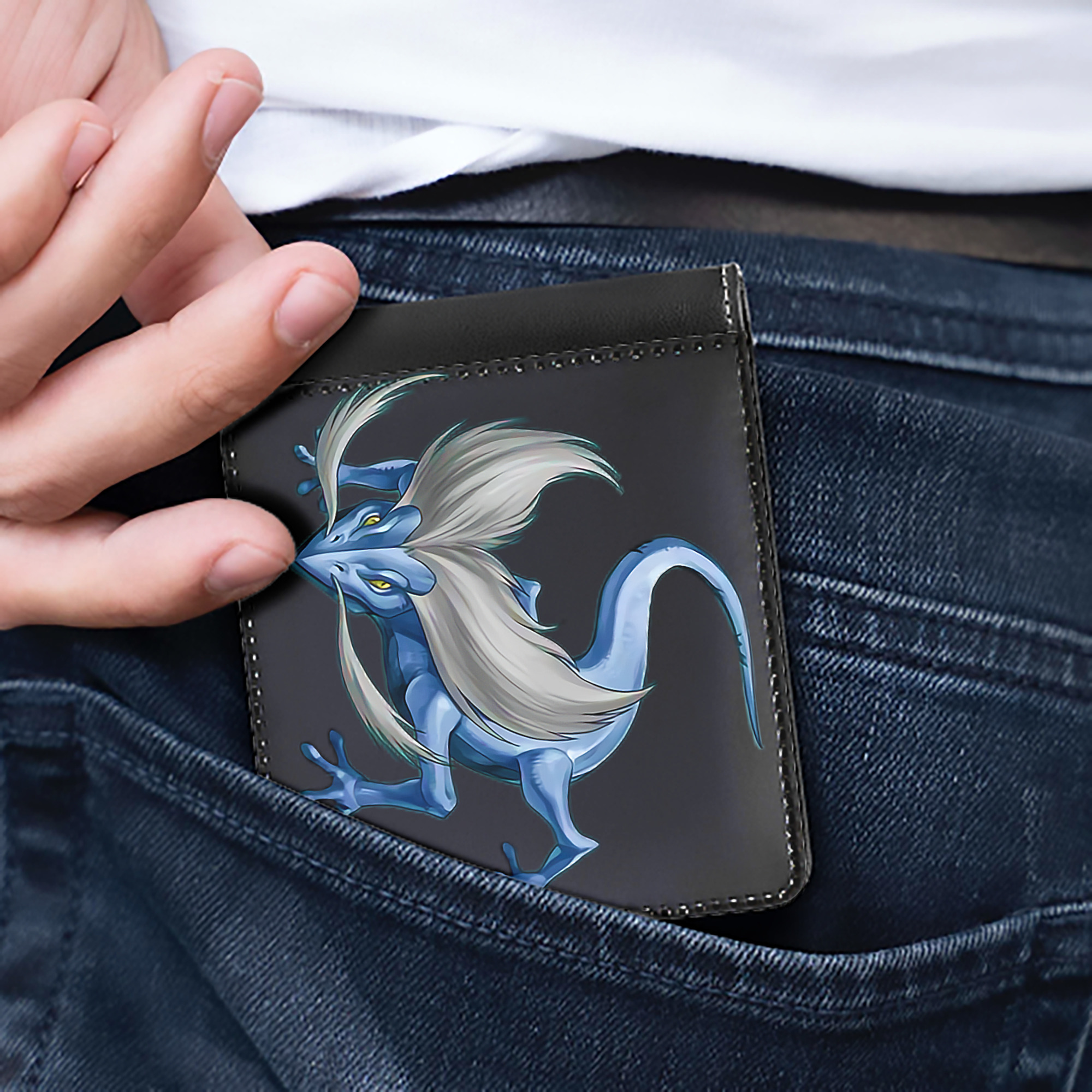 （画像用） 遊☆戯☆王 Yu-Gi-Oh! 二つ折り革財布