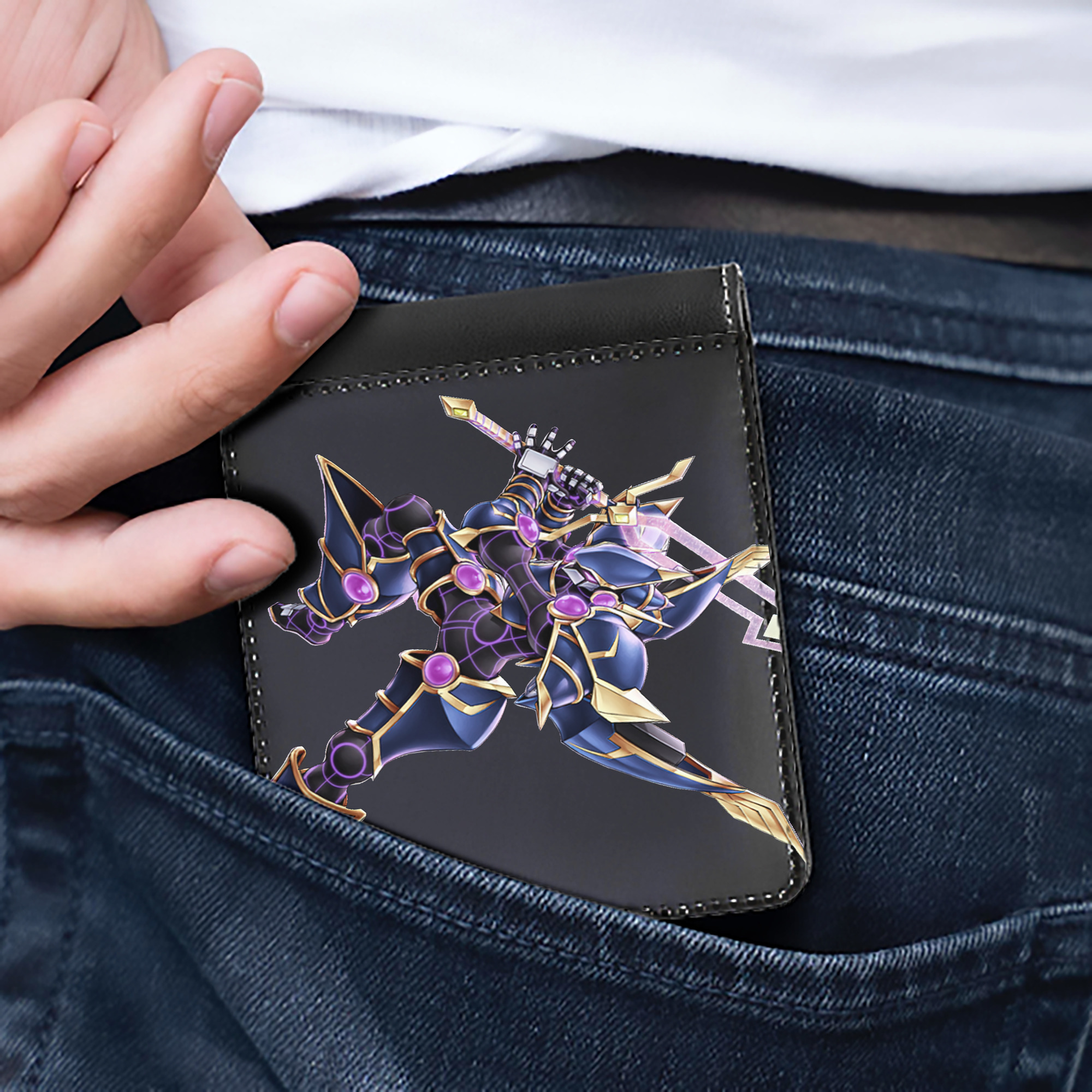 （画像用） 遊☆戯☆王 Yu-Gi-Oh! 二つ折り革財布