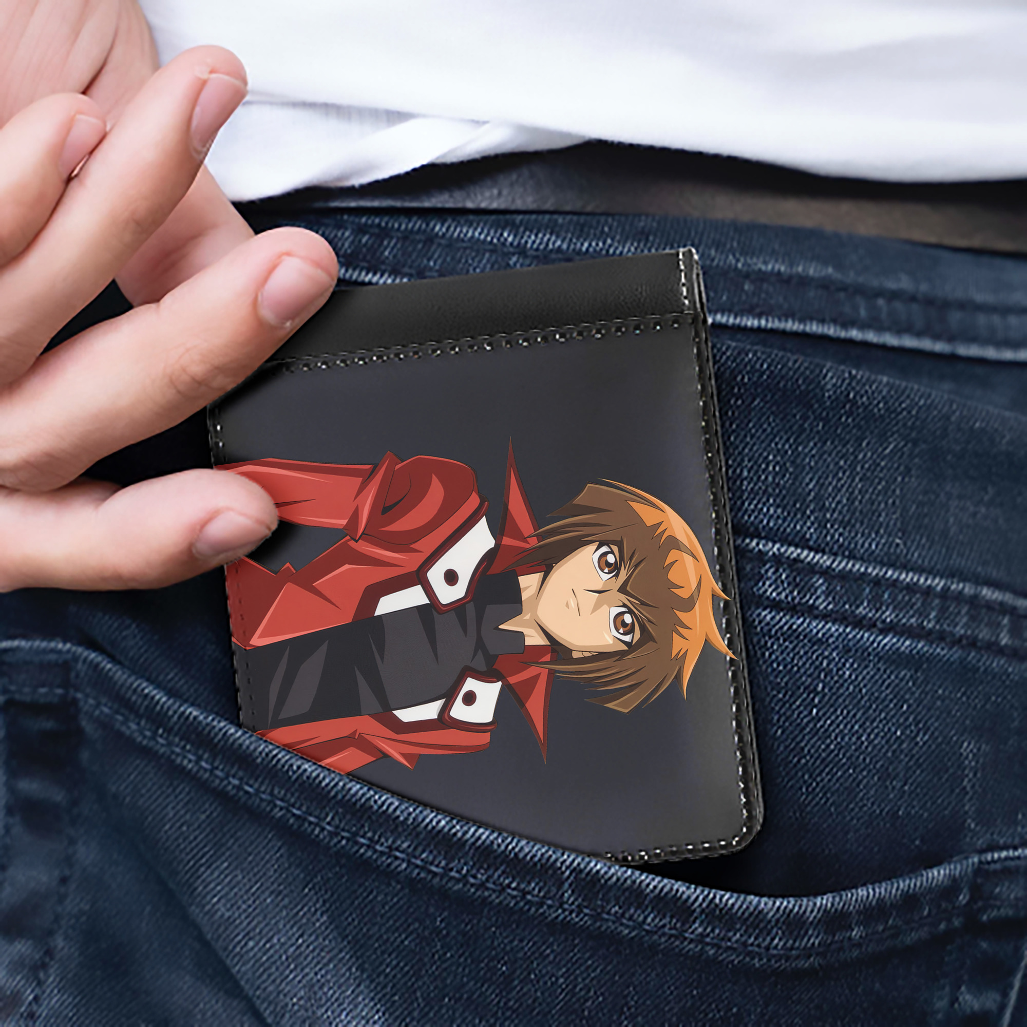 （画像用） 遊☆戯☆王 Yu-Gi-Oh! 二つ折り革財布