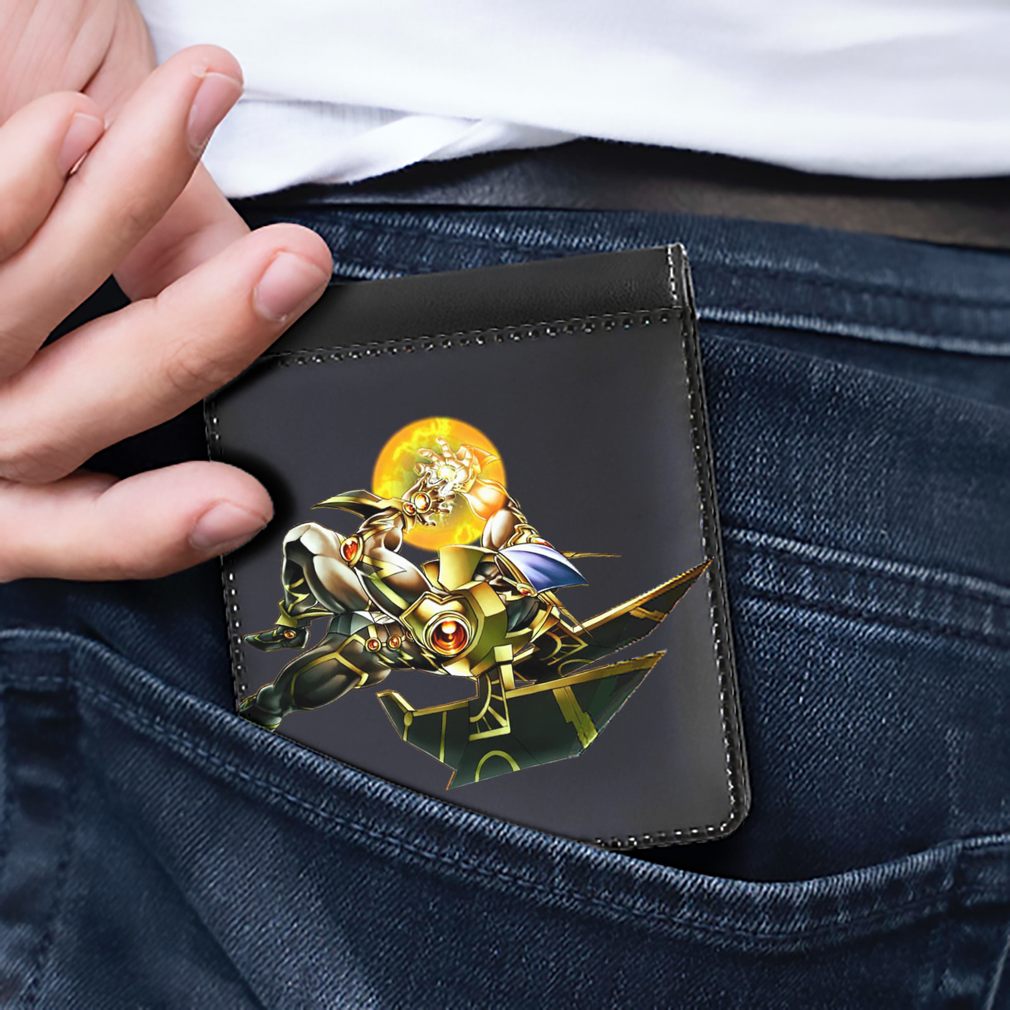 （画像用） 遊☆戯☆王 Yu-Gi-Oh! 二つ折り革財布