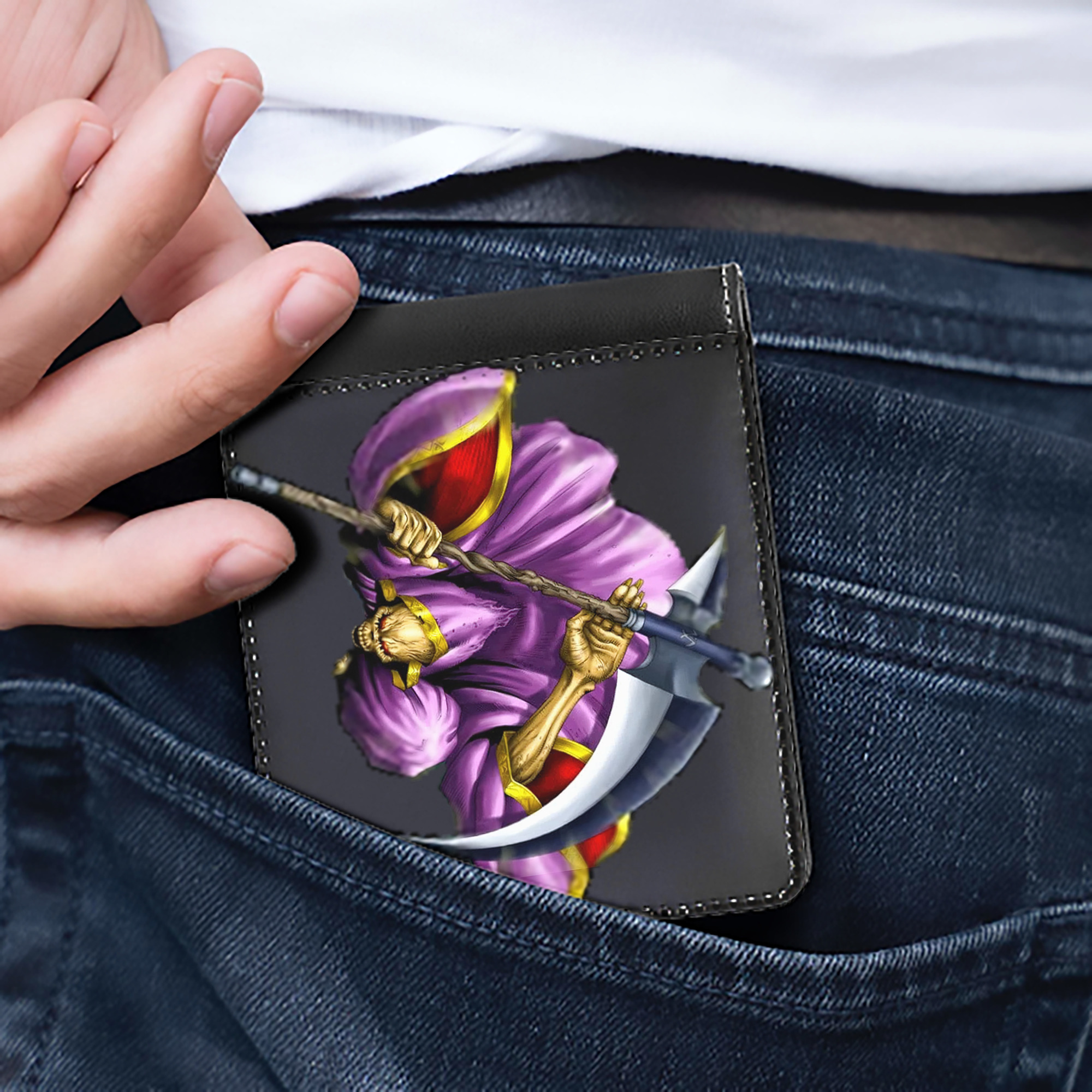 （画像用） 遊☆戯☆王 Yu-Gi-Oh! 二つ折り革財布