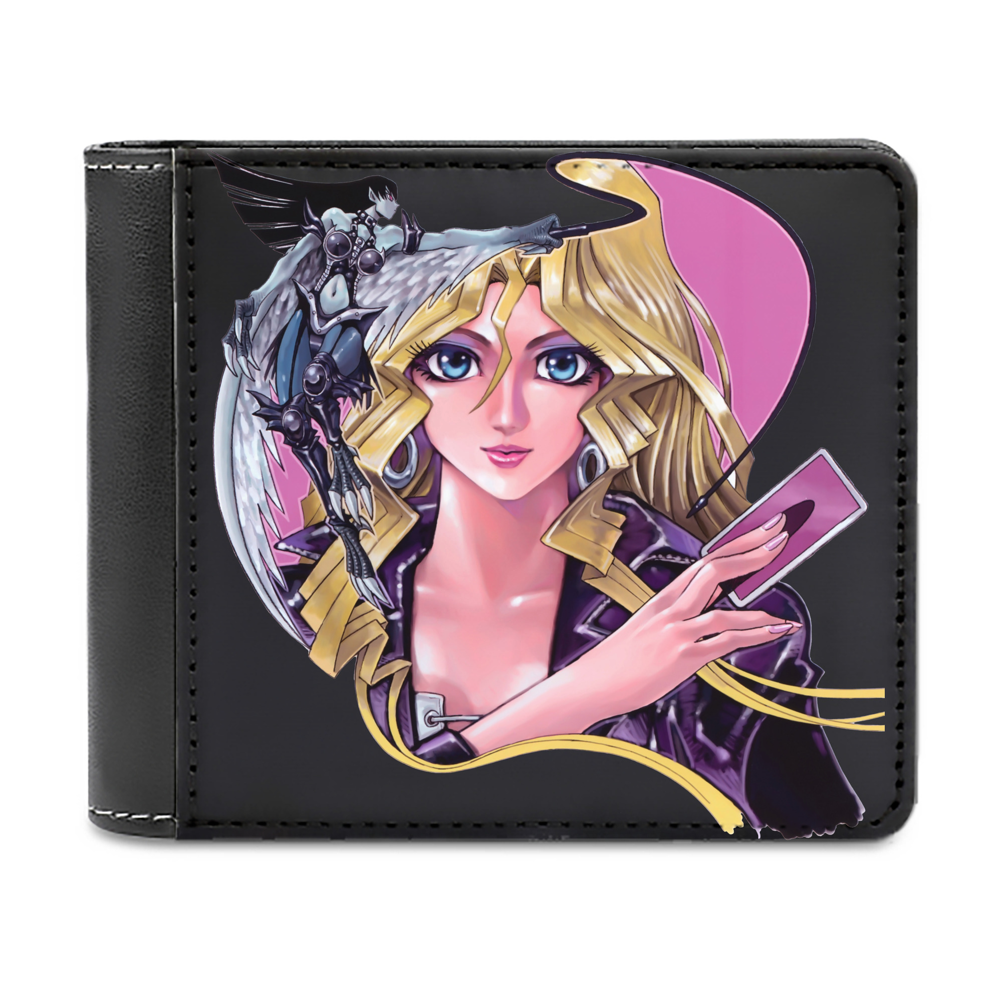（画像用） 遊☆戯☆王 Yu-Gi-Oh! 二つ折り革財布