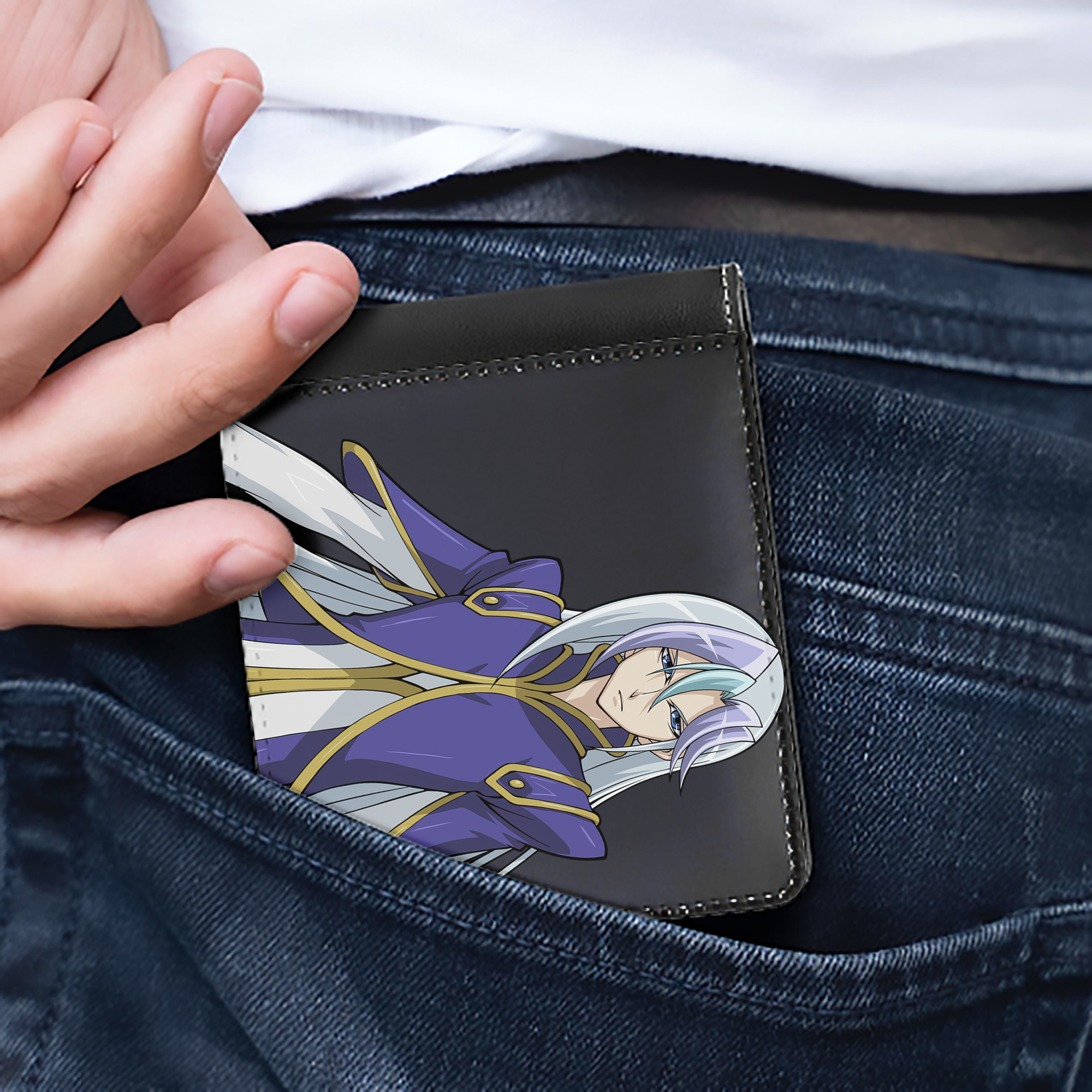 （画像用） 遊☆戯☆王 Yu-Gi-Oh! 二つ折り革財布