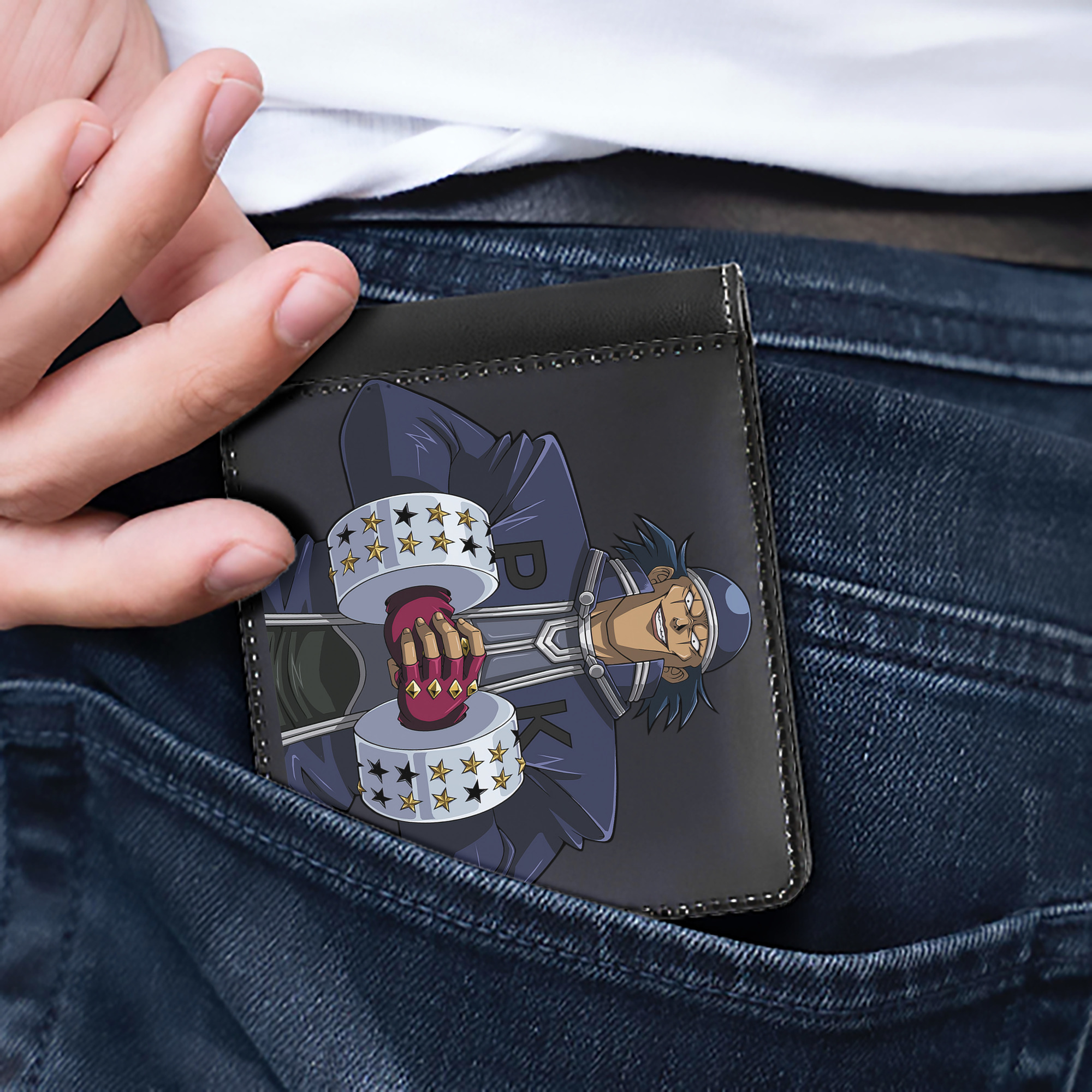 （画像用） 遊☆戯☆王 Yu-Gi-Oh! 二つ折り革財布