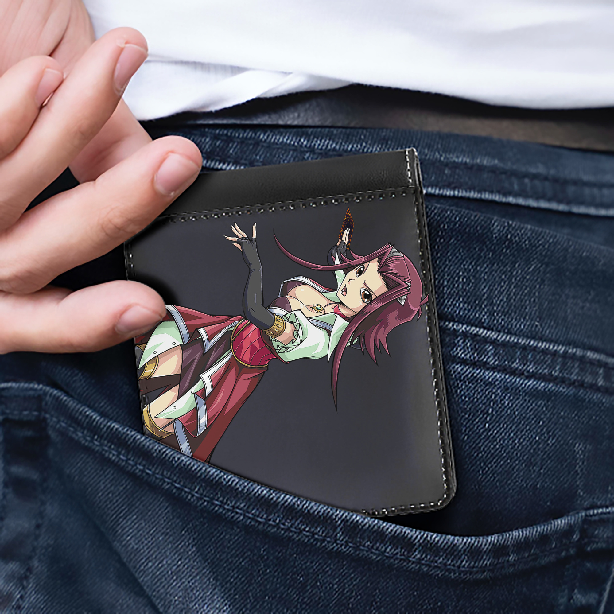 （画像用） 遊☆戯☆王 Yu-Gi-Oh! 二つ折り革財布