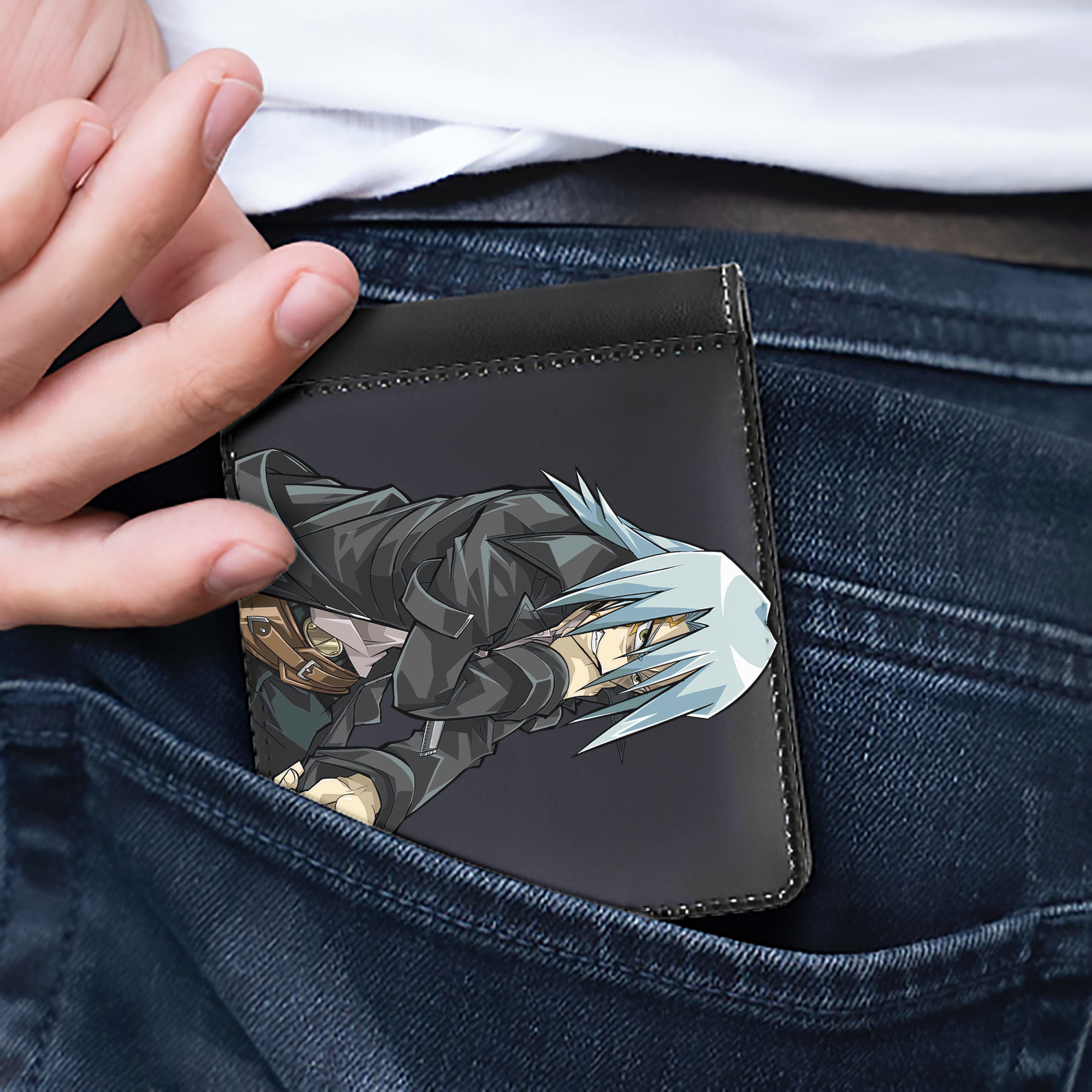 （画像用） 遊☆戯☆王 Yu-Gi-Oh! 二つ折り革財布