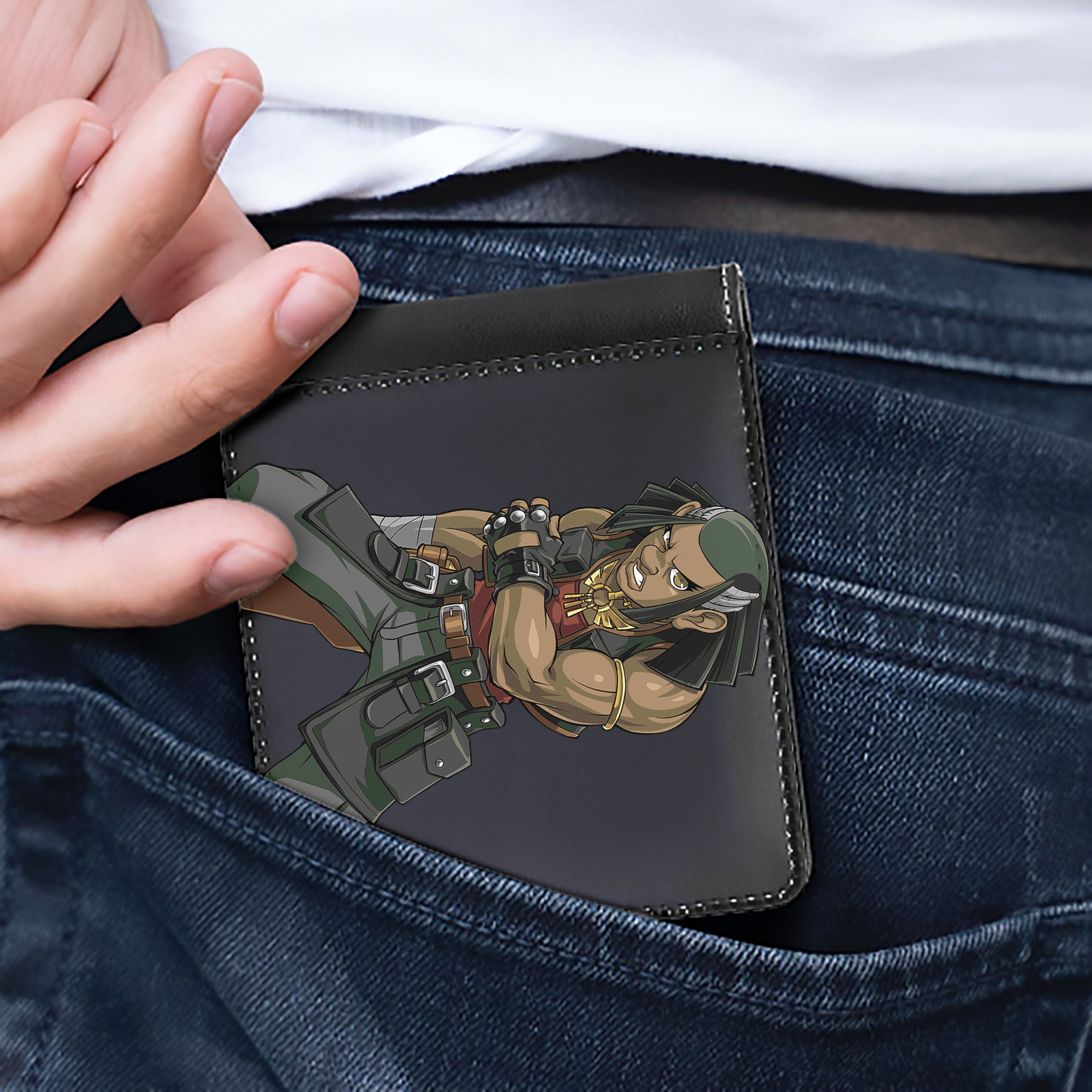 （画像用） 遊☆戯☆王 Yu-Gi-Oh! 二つ折り革財布