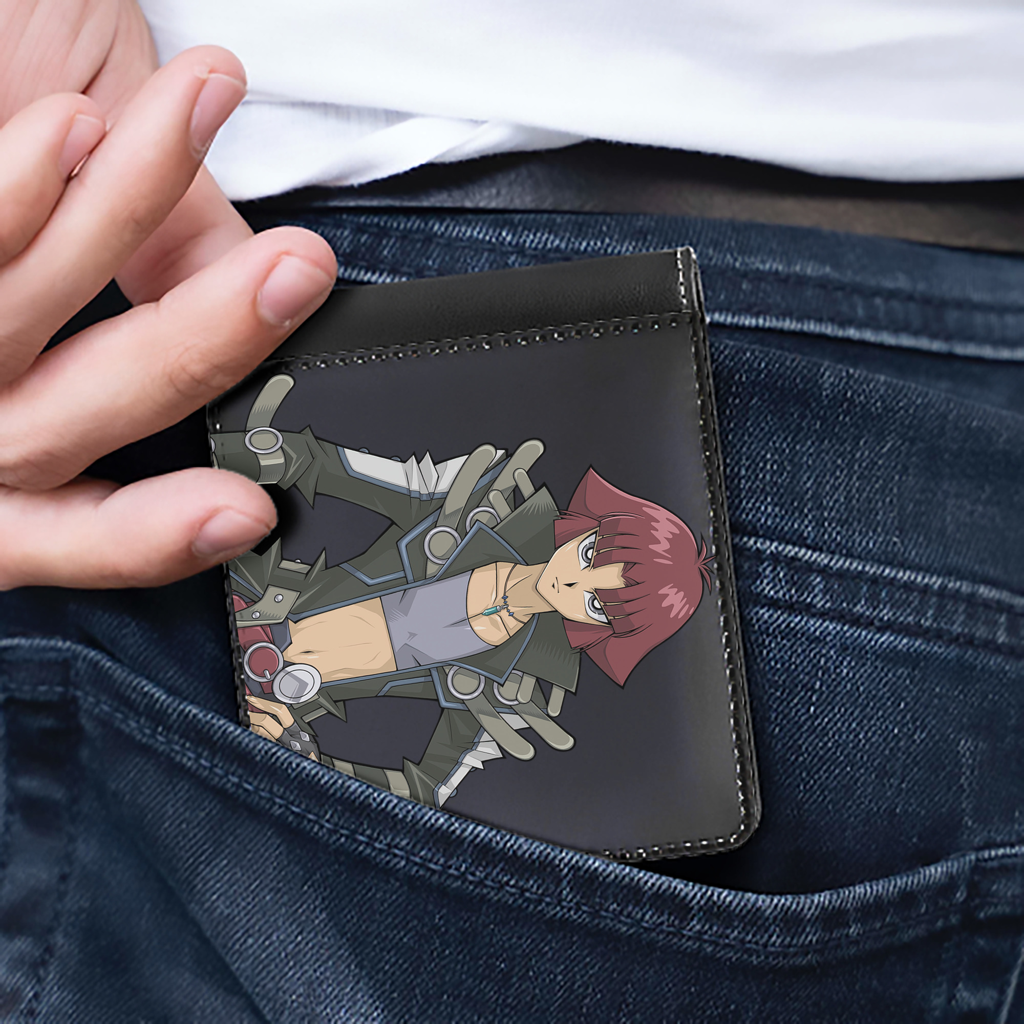 （画像用） 遊☆戯☆王 Yu-Gi-Oh! 二つ折り革財布
