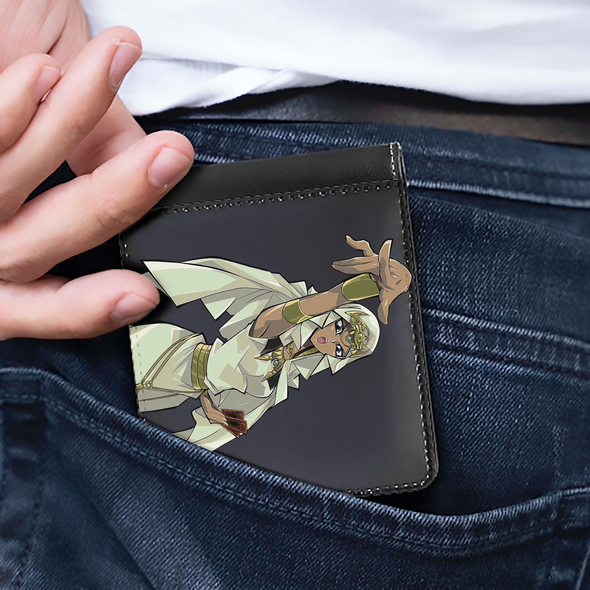 （画像用） 遊☆戯☆王 Yu-Gi-Oh! 二つ折り革財布