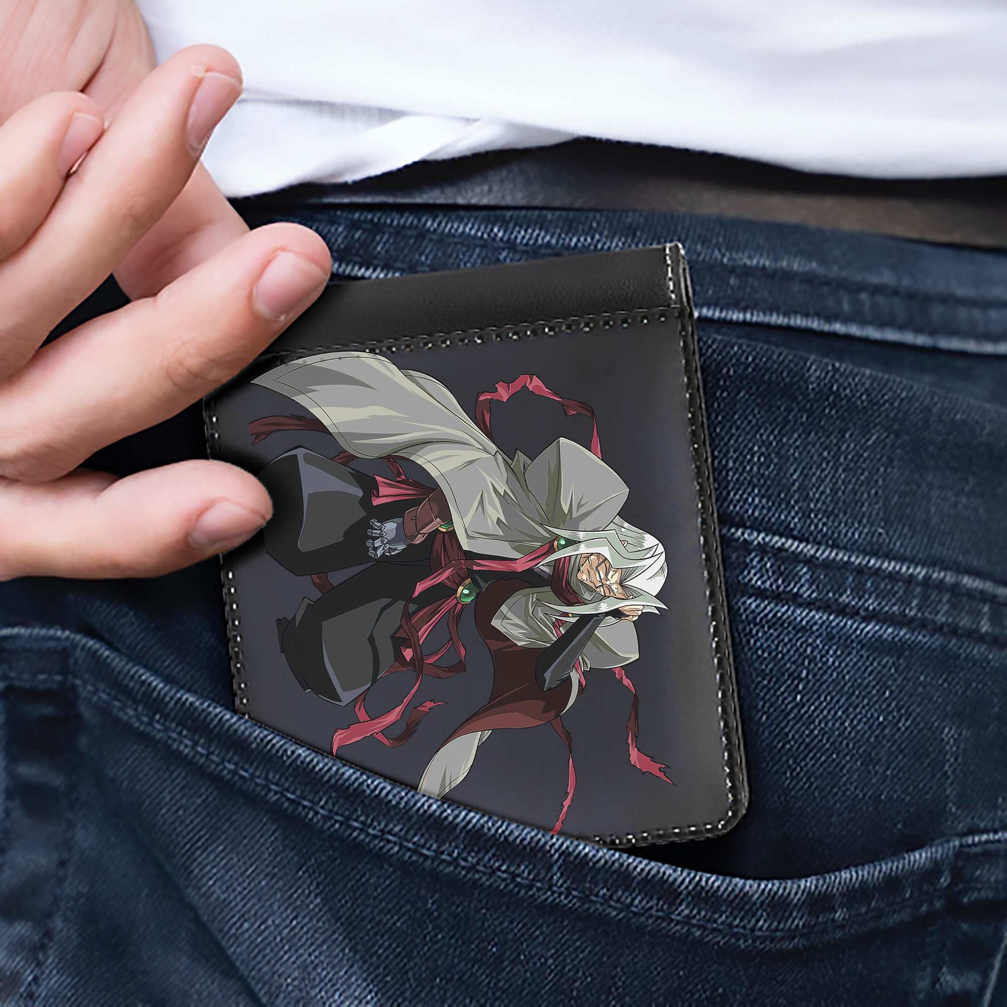 （画像用） 遊☆戯☆王 Yu-Gi-Oh! 二つ折り革財布