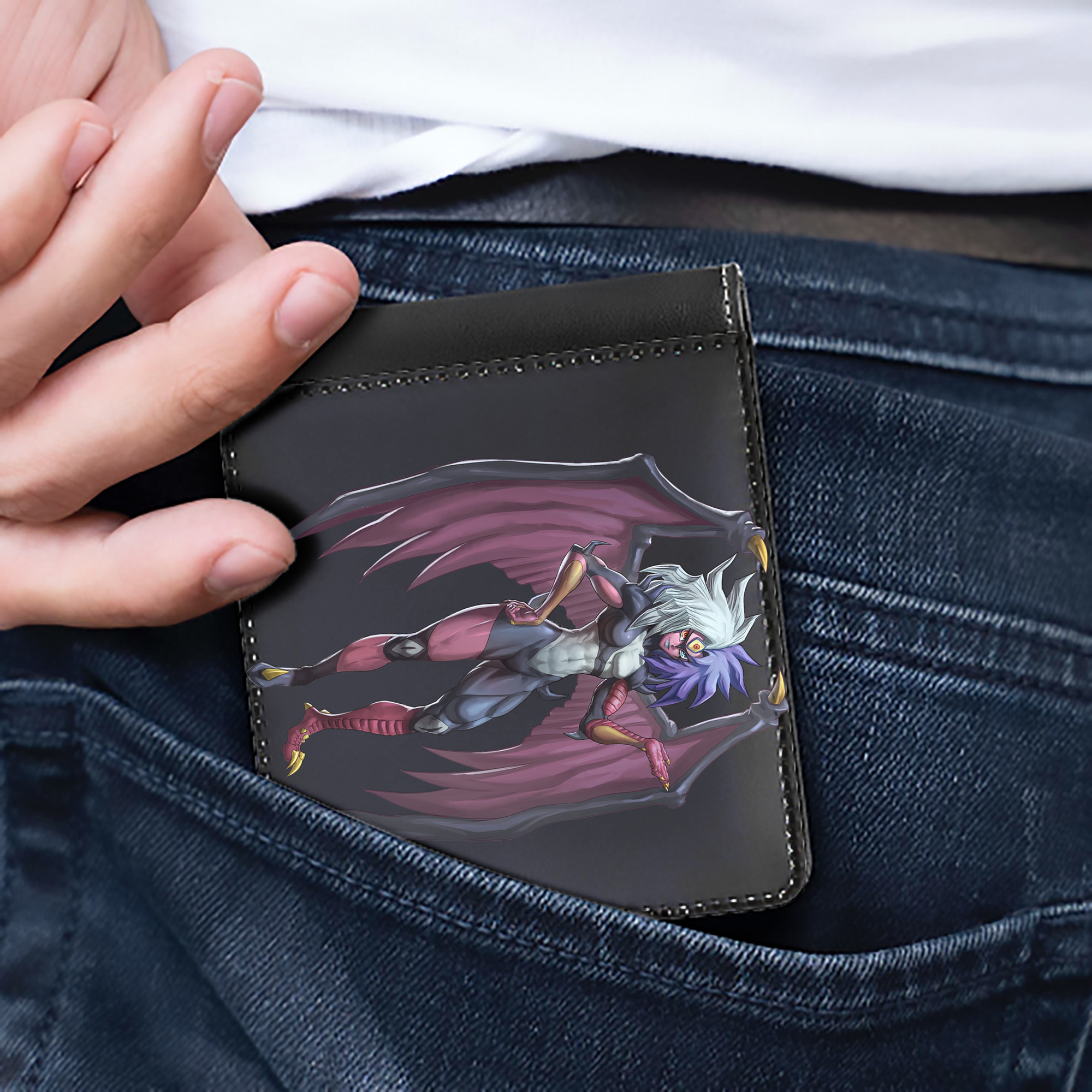 （画像用） 遊☆戯☆王 Yu-Gi-Oh! 二つ折り革財布