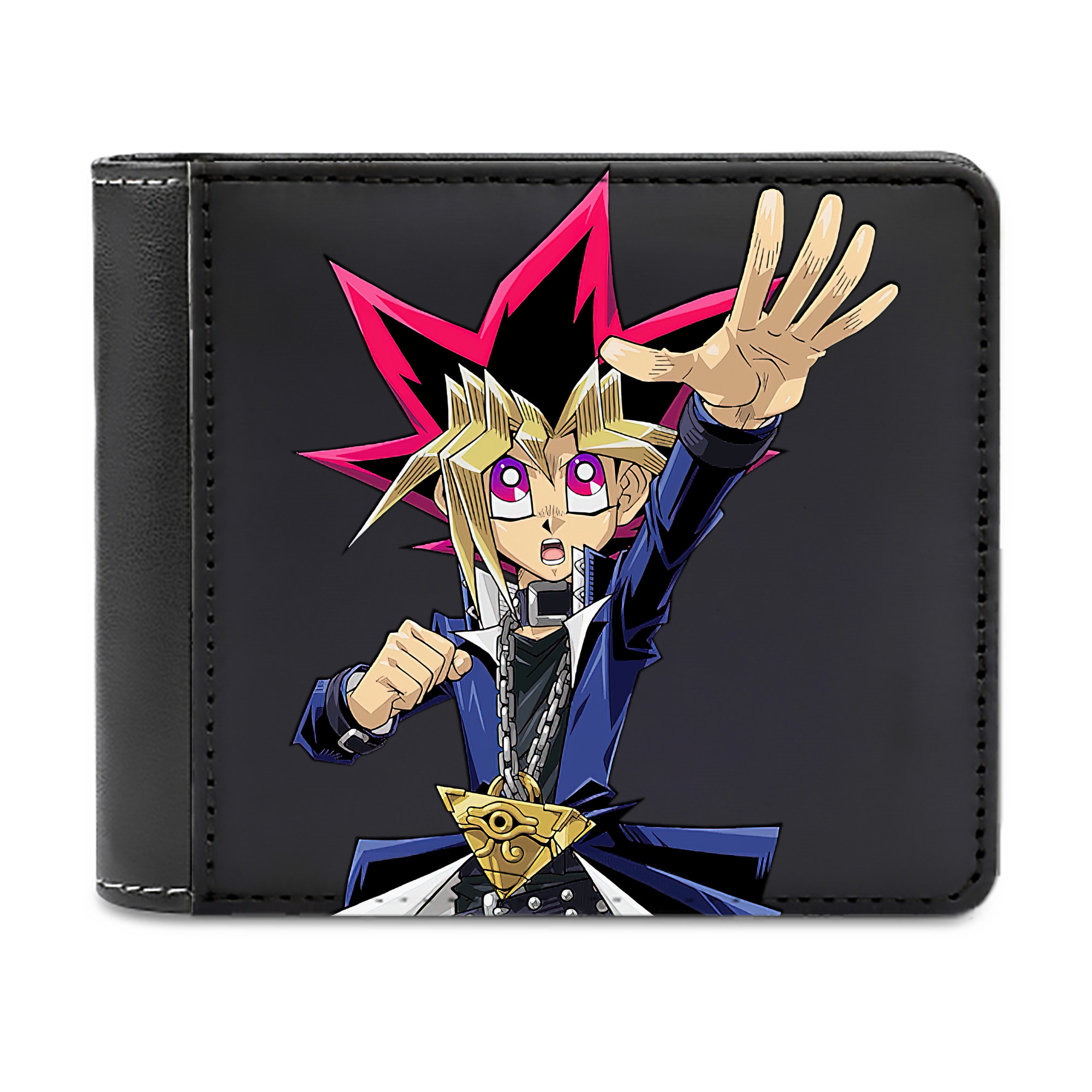（画像用） 遊☆戯☆王 Yu-Gi-Oh! 二つ折り革財布