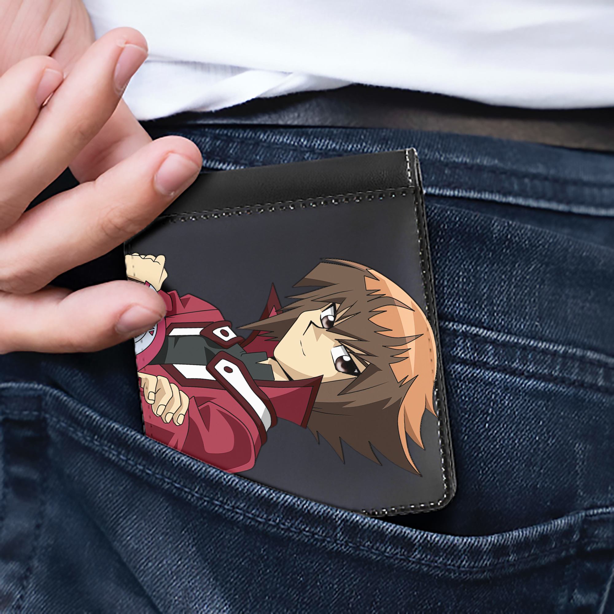 （画像用） 遊☆戯☆王 Yu-Gi-Oh! 二つ折り革財布