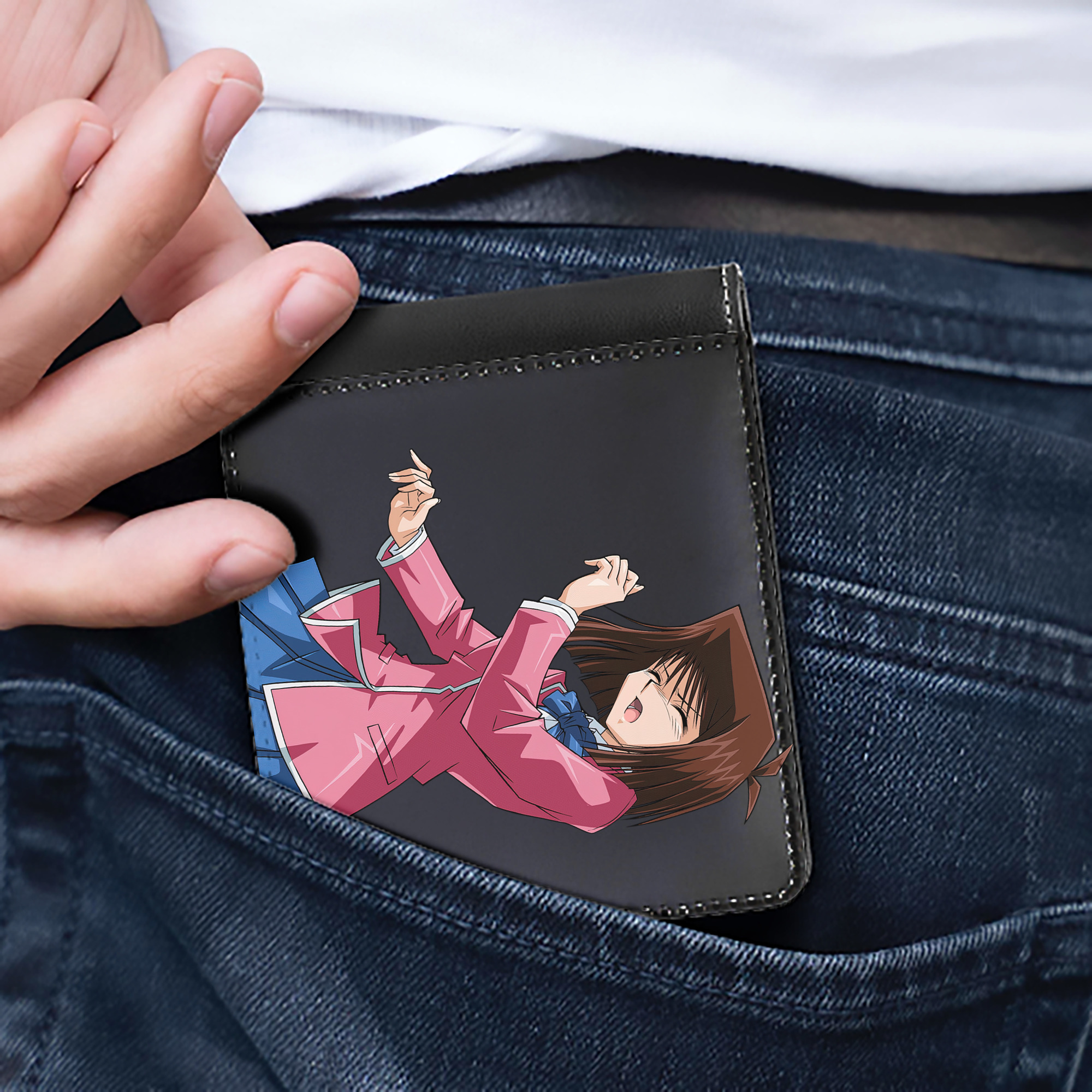 （画像用） 遊☆戯☆王 Yu-Gi-Oh! 二つ折り革財布