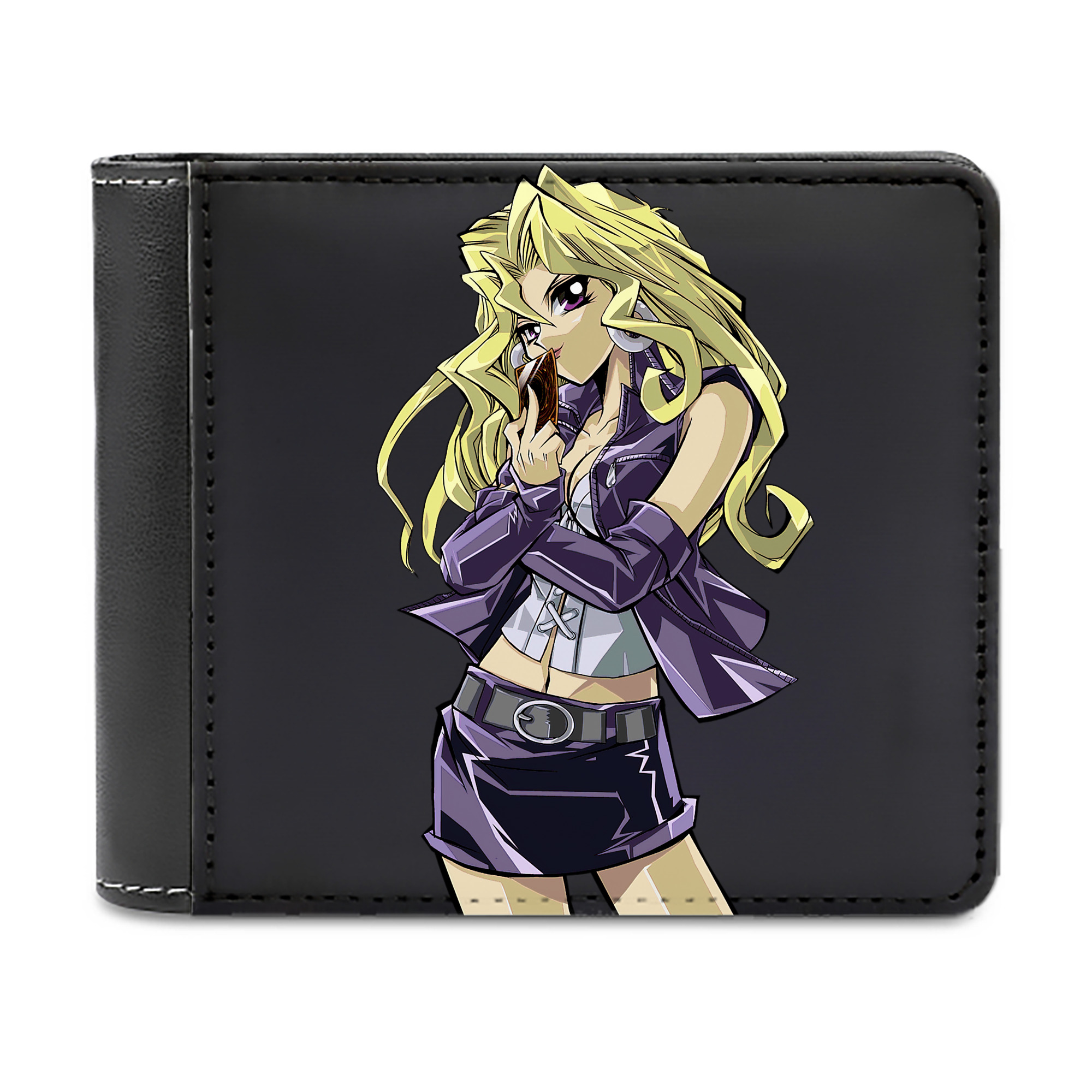 （画像用） 遊☆戯☆王 Yu-Gi-Oh! 二つ折り革財布