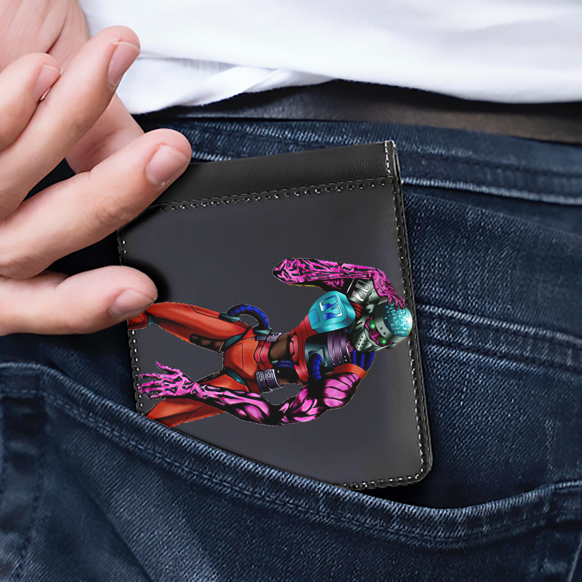 （画像用） 遊☆戯☆王 Yu-Gi-Oh! 二つ折り革財布