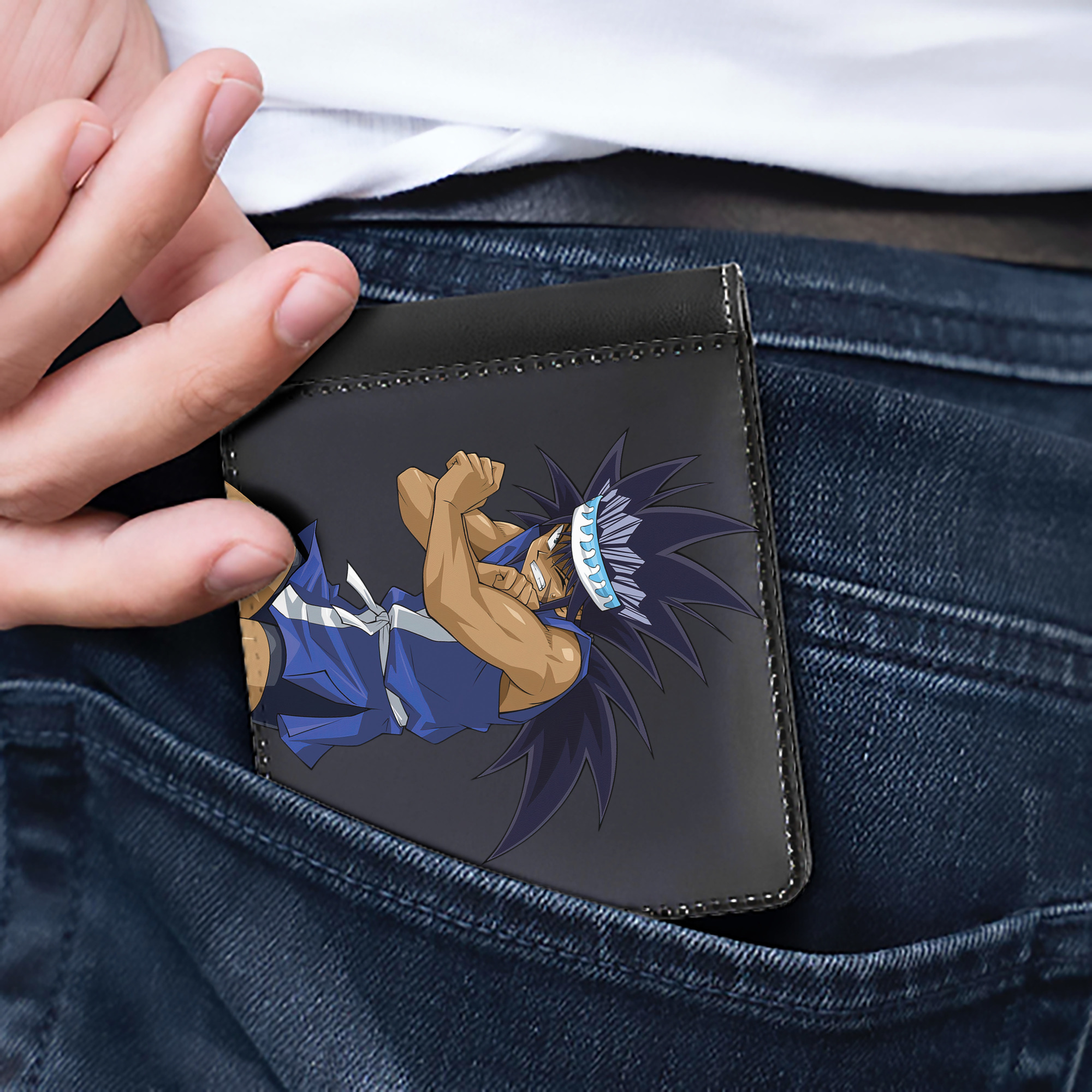 （画像用） 遊☆戯☆王 Yu-Gi-Oh! 二つ折り革財布