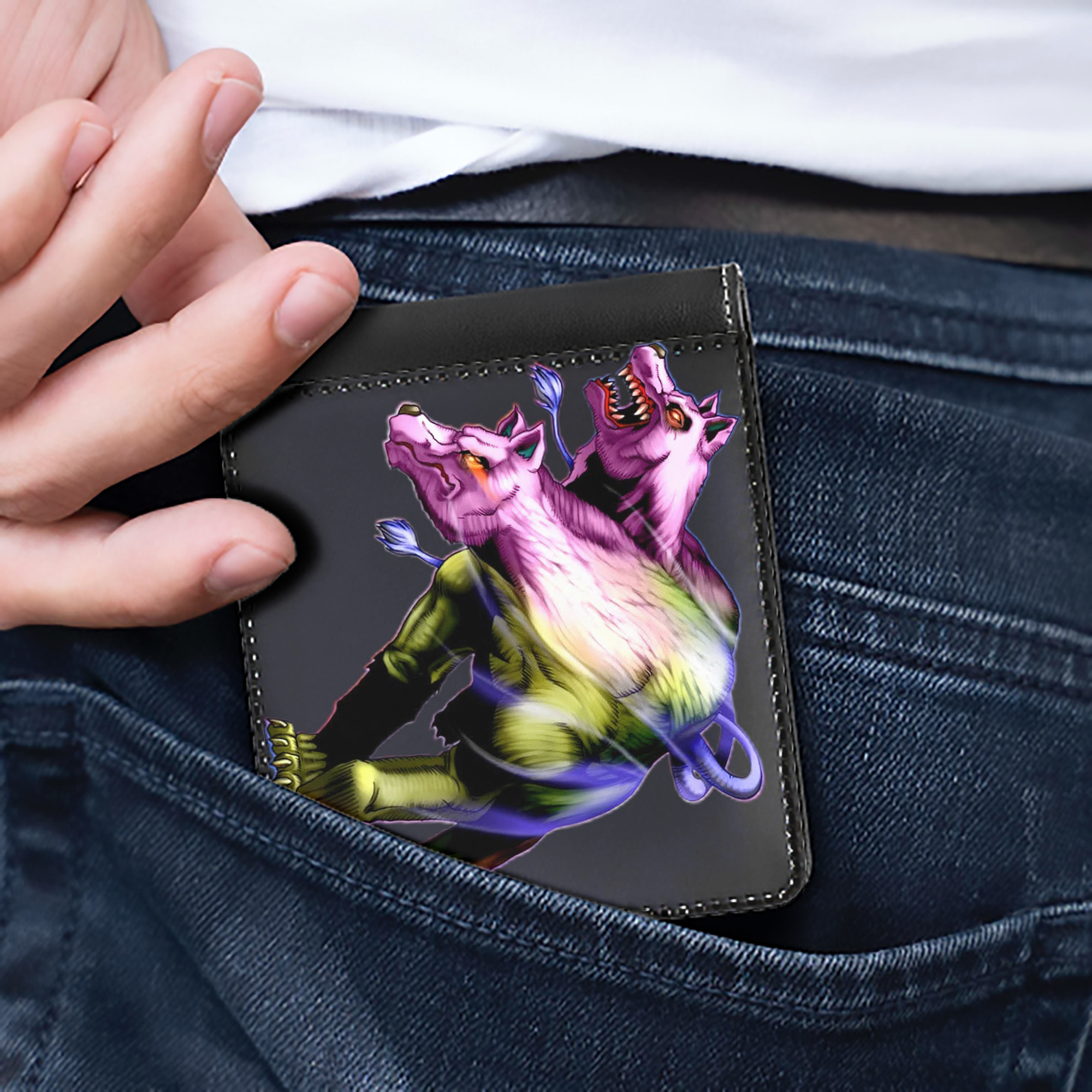 （画像用） 遊☆戯☆王 Yu-Gi-Oh! 二つ折り革財布