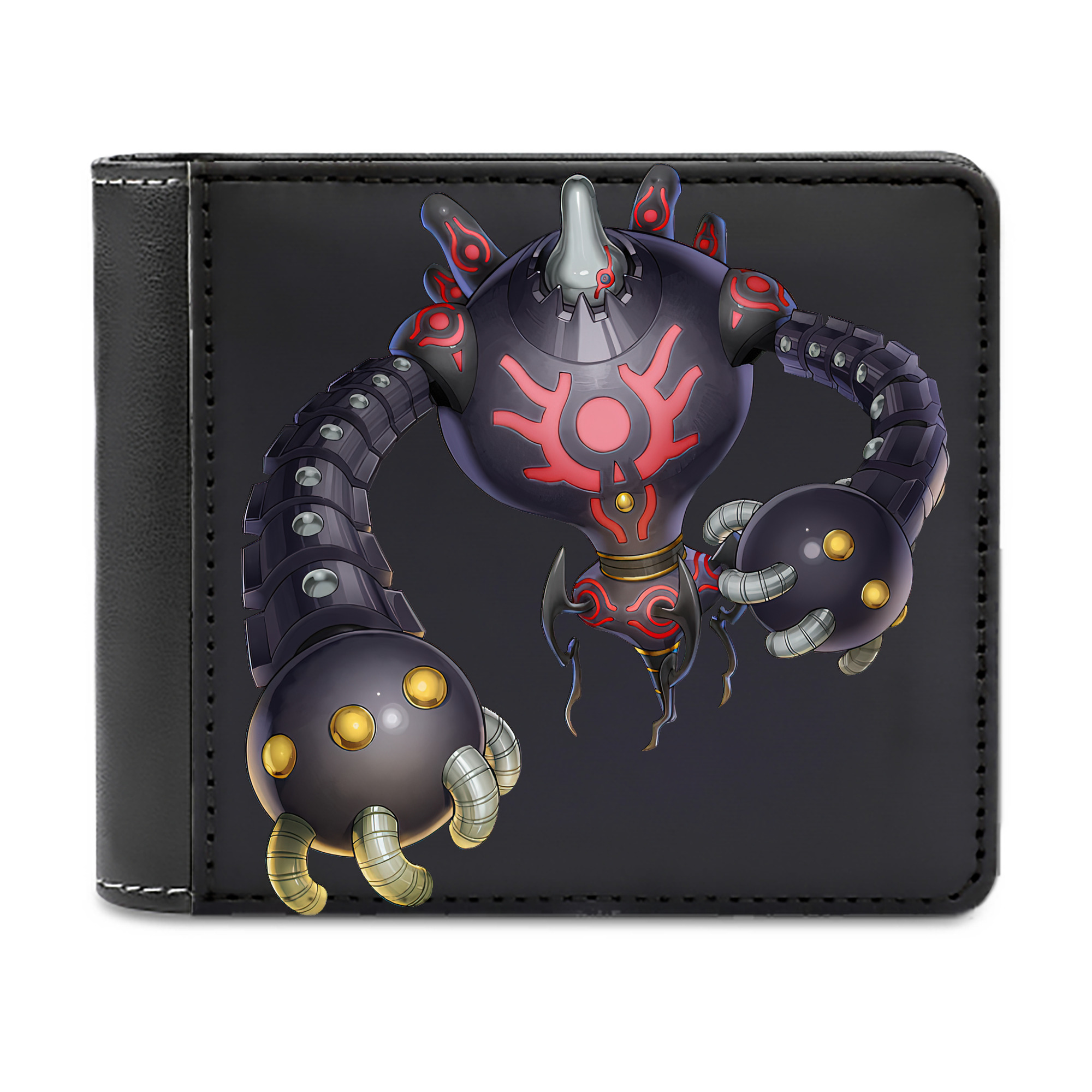 （画像用） 遊☆戯☆王 Yu-Gi-Oh! 二つ折り革財布