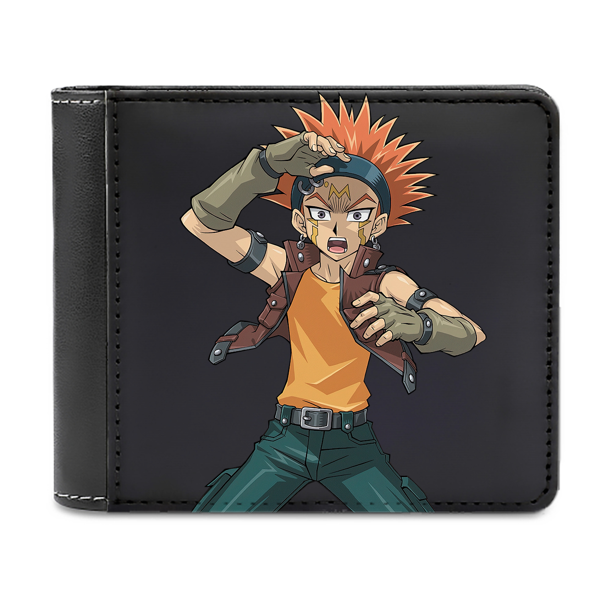 （画像用） 遊☆戯☆王 Yu-Gi-Oh! 二つ折り革財布