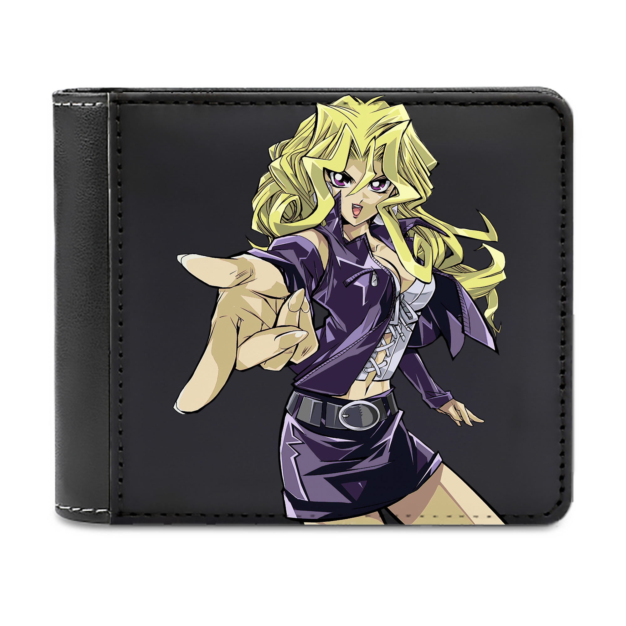 （画像用） 遊☆戯☆王 Yu-Gi-Oh! 二つ折り革財布