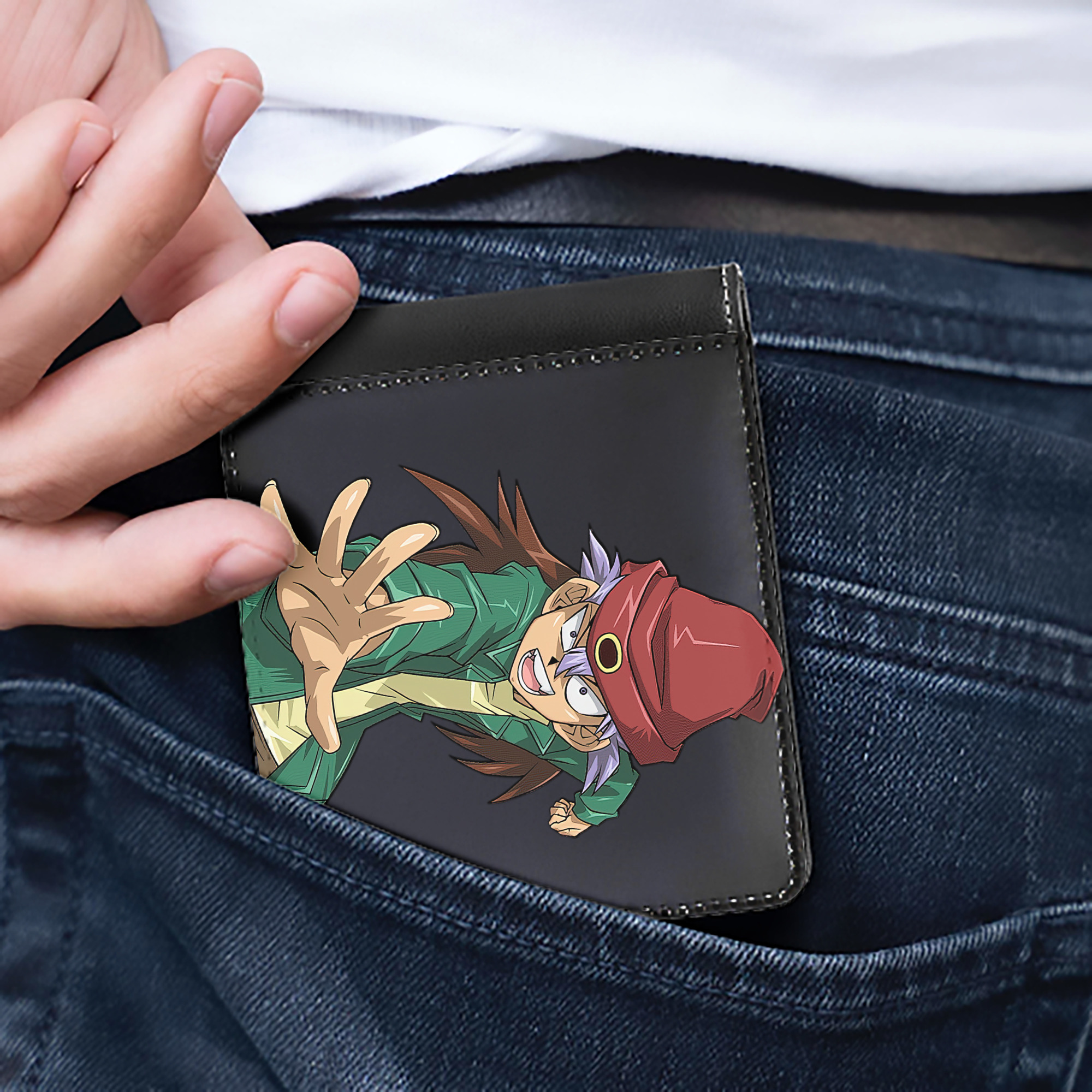 （画像用） 遊☆戯☆王 Yu-Gi-Oh! 二つ折り革財布