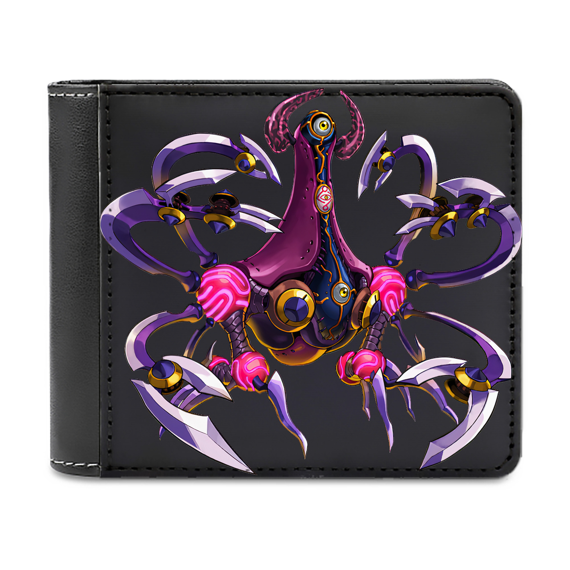 （画像用） 遊☆戯☆王 Yu-Gi-Oh! 二つ折り革財布