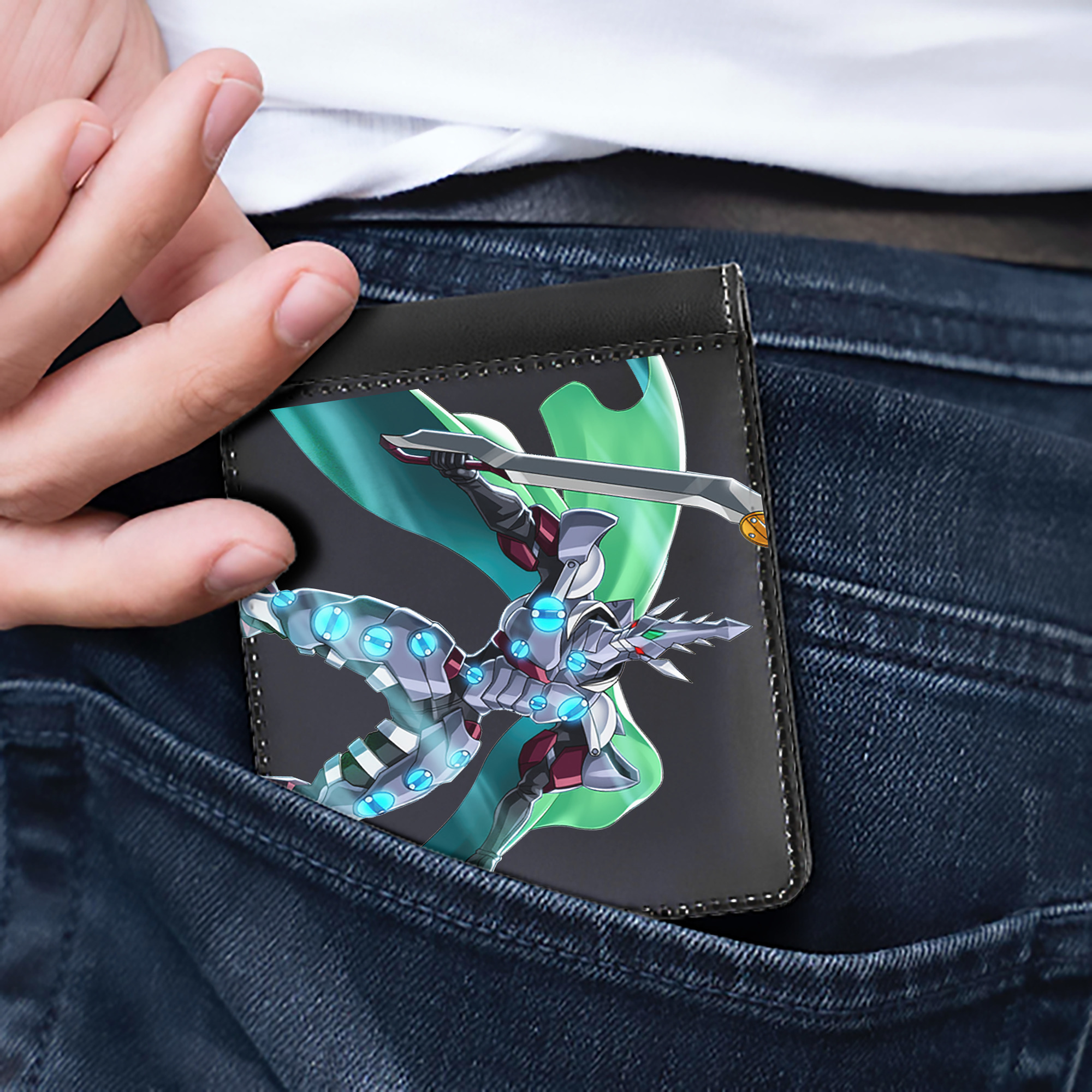 （画像用） 遊☆戯☆王 Yu-Gi-Oh! 二つ折り革財布