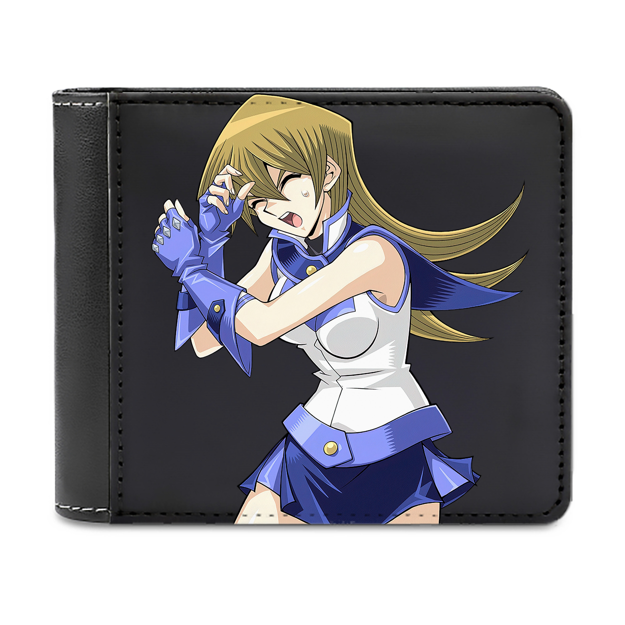 （画像用） 遊☆戯☆王 Yu-Gi-Oh! 二つ折り革財布