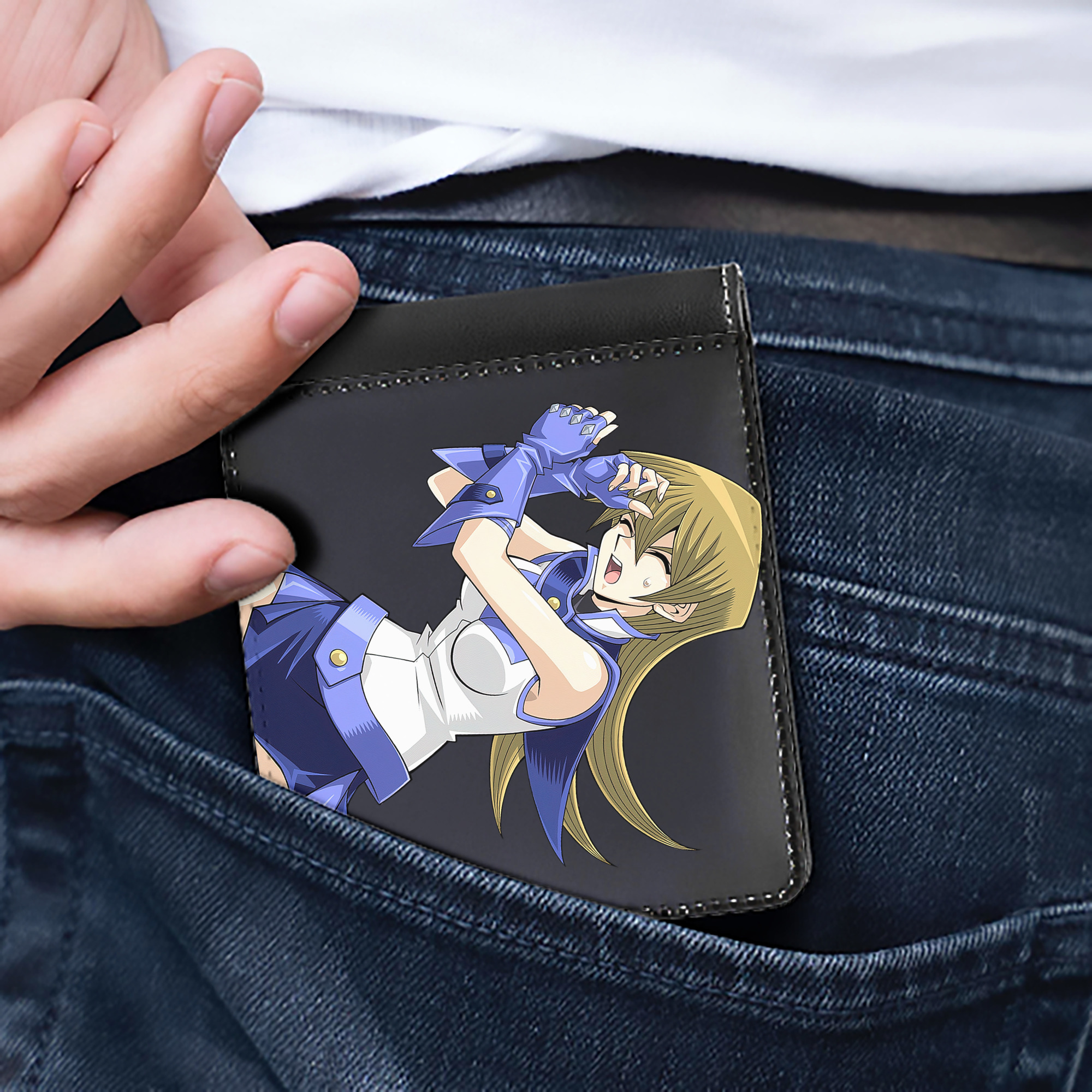 （画像用） 遊☆戯☆王 Yu-Gi-Oh! 二つ折り革財布