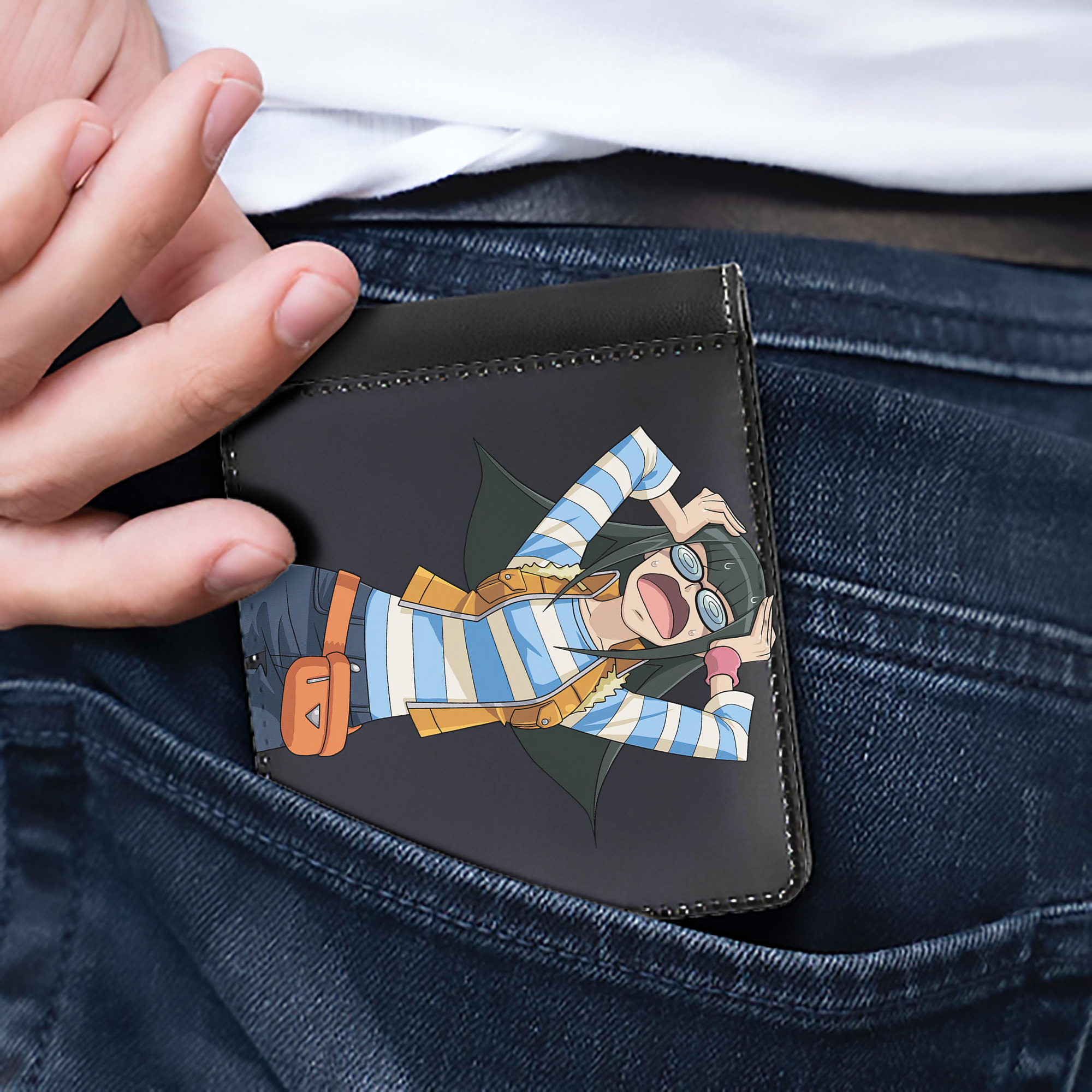 （画像用） 遊☆戯☆王 Yu-Gi-Oh! 二つ折り革財布