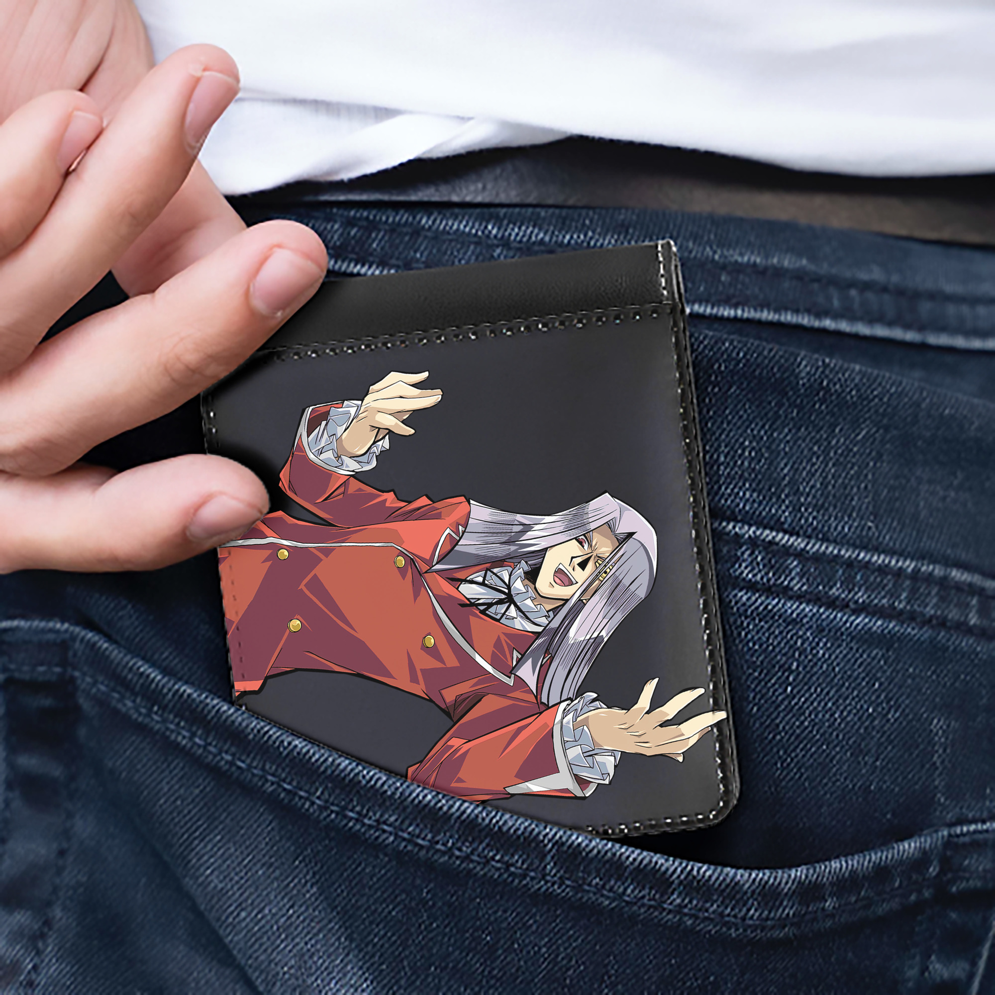 （画像用） 遊☆戯☆王 Yu-Gi-Oh! 二つ折り革財布