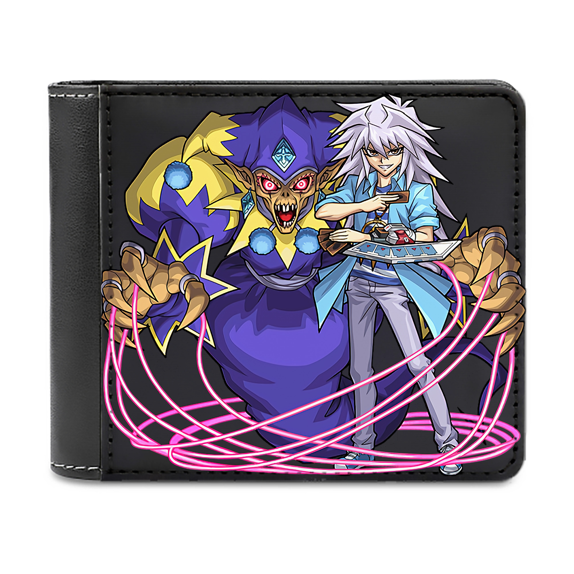 （画像用） 遊☆戯☆王 Yu-Gi-Oh! 二つ折り革財布