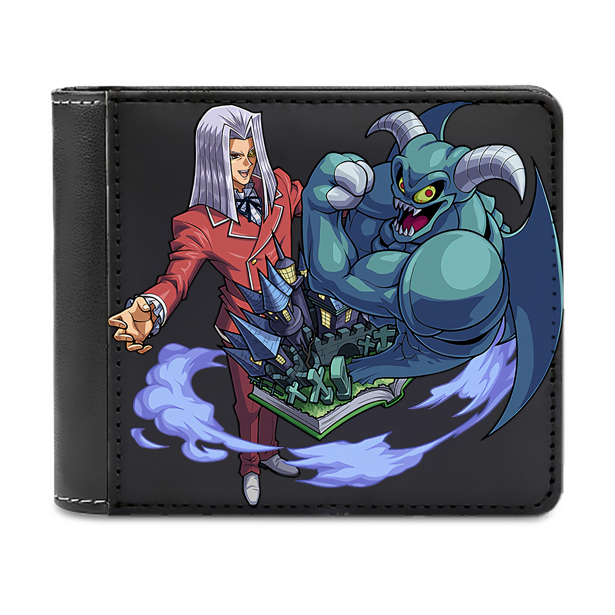 （画像用） 遊☆戯☆王 Yu-Gi-Oh! 二つ折り革財布