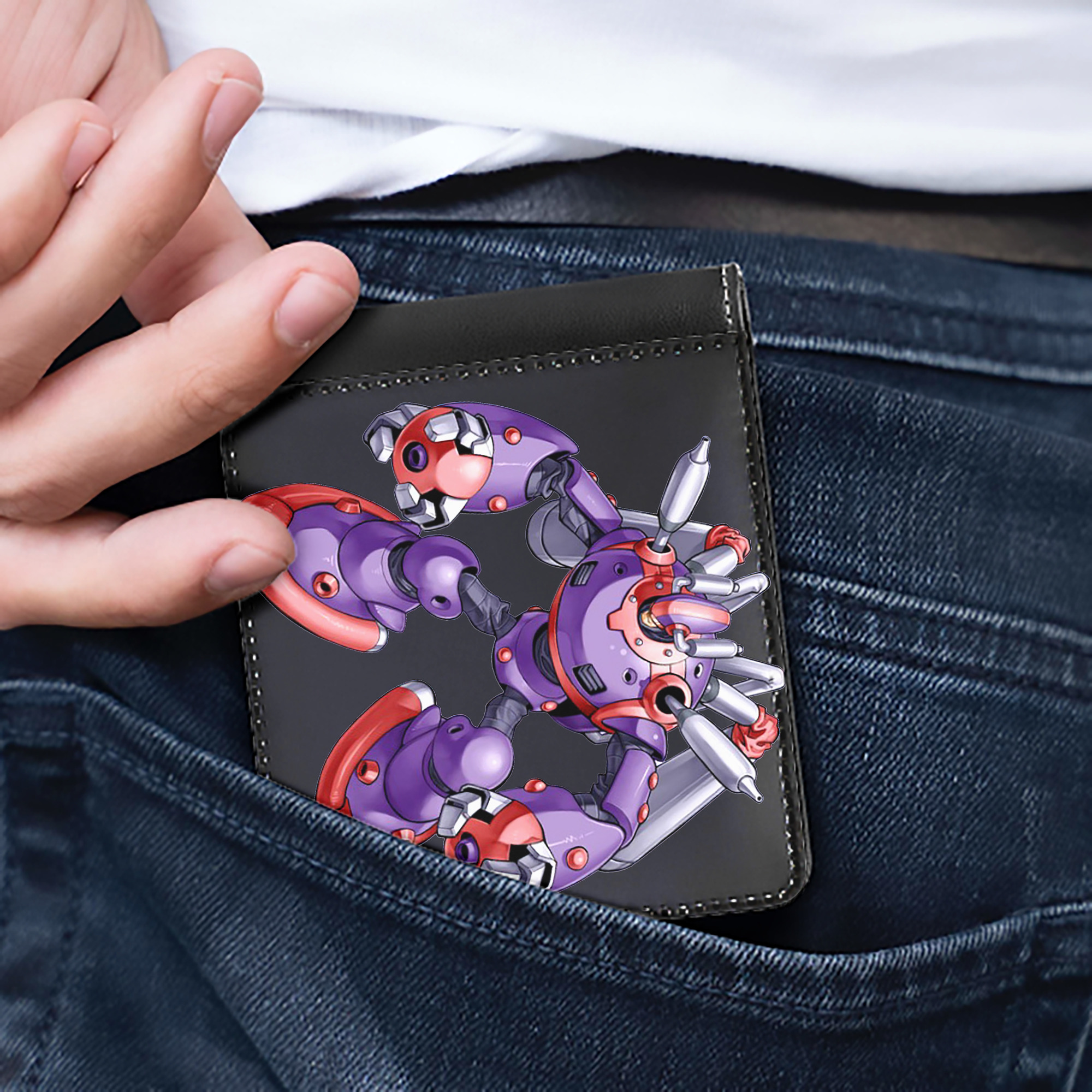 （画像用） 遊☆戯☆王 Yu-Gi-Oh! 二つ折り革財布