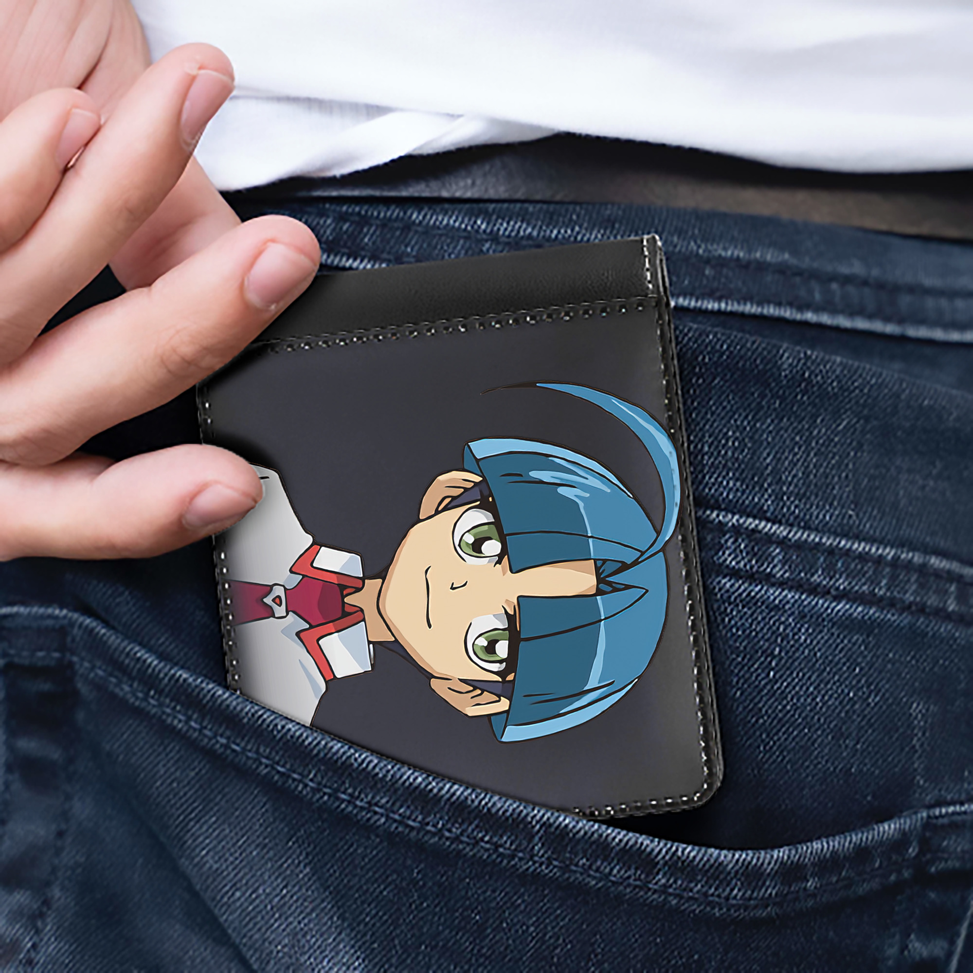 （画像用） 遊☆戯☆王 Yu-Gi-Oh! 二つ折り革財布
