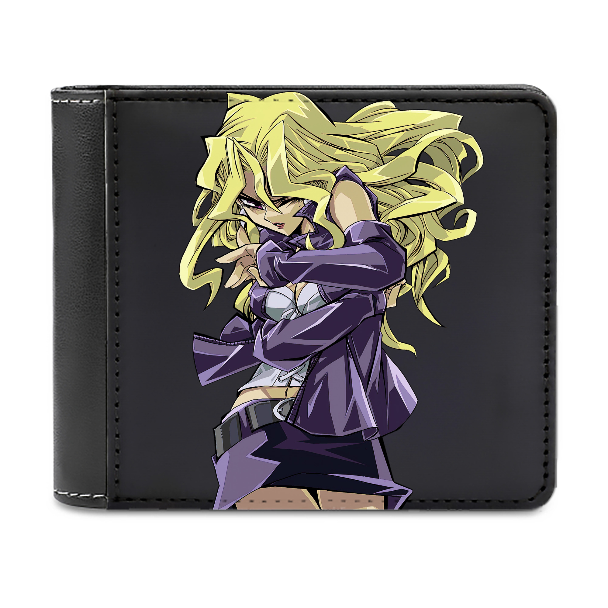 （画像用） 遊☆戯☆王 Yu-Gi-Oh! 二つ折り革財布