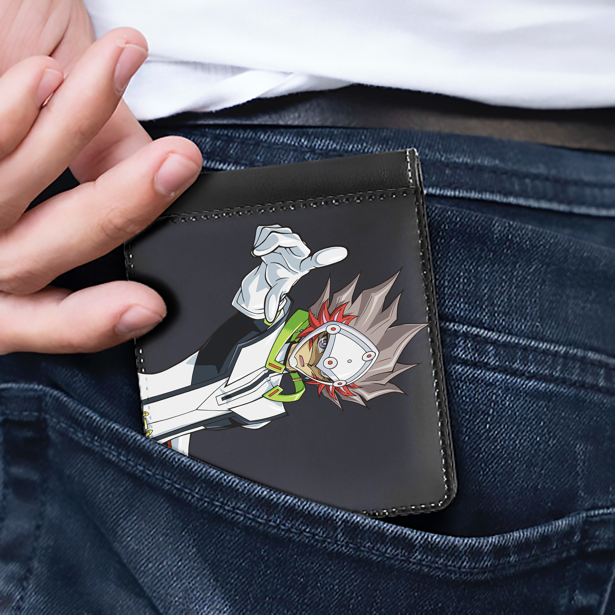 （画像用） 遊☆戯☆王 Yu-Gi-Oh! 二つ折り革財布