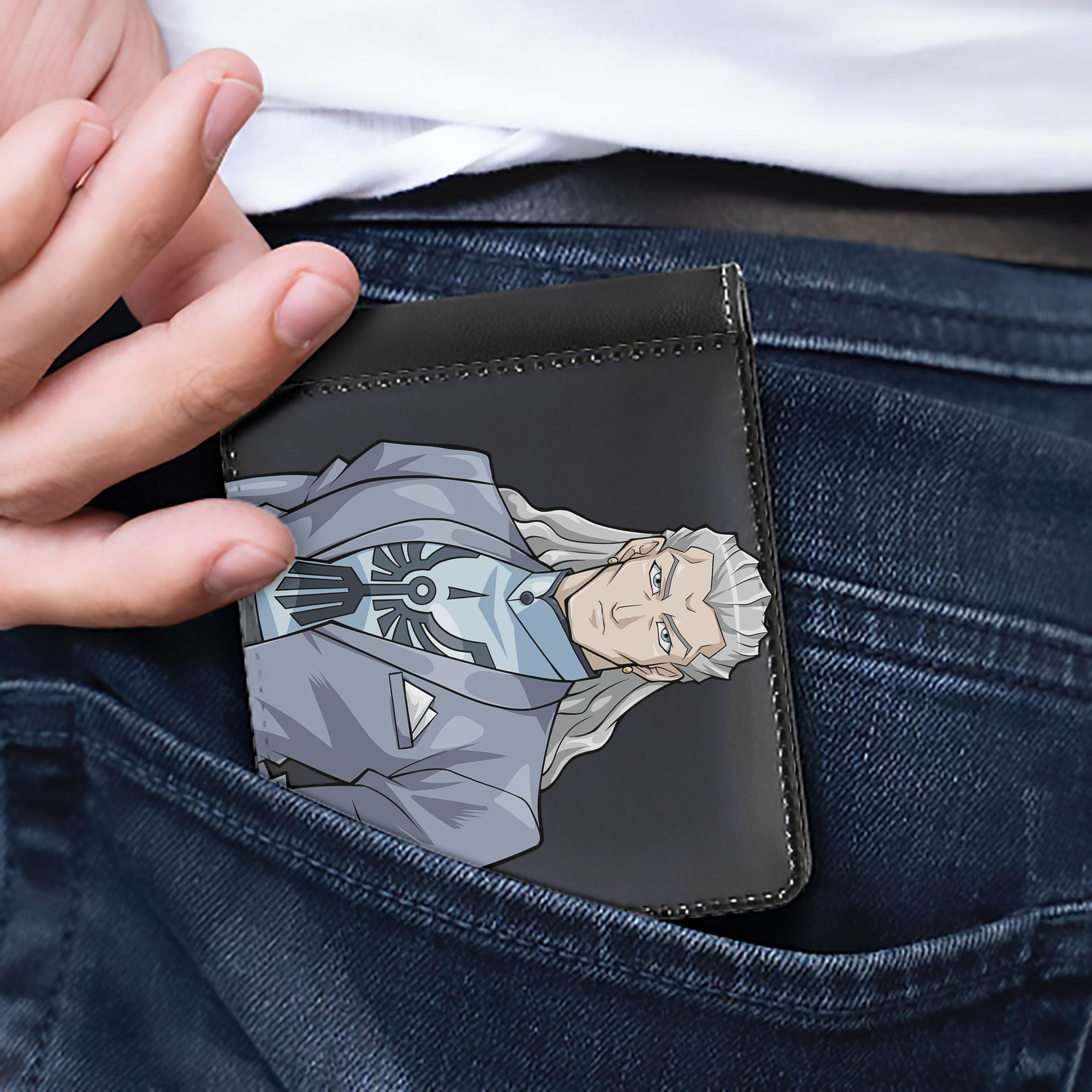 （画像用） 遊☆戯☆王 Yu-Gi-Oh! 二つ折り革財布